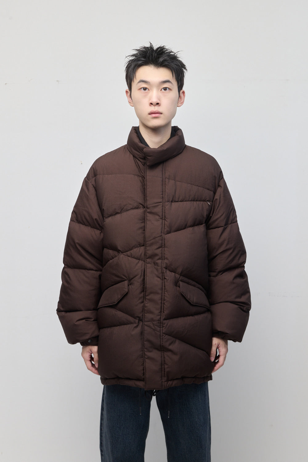 Hatchingroom - Mil-Puffer Parka (Burgundy) product image 15 | TRAB K-Fashion Australia