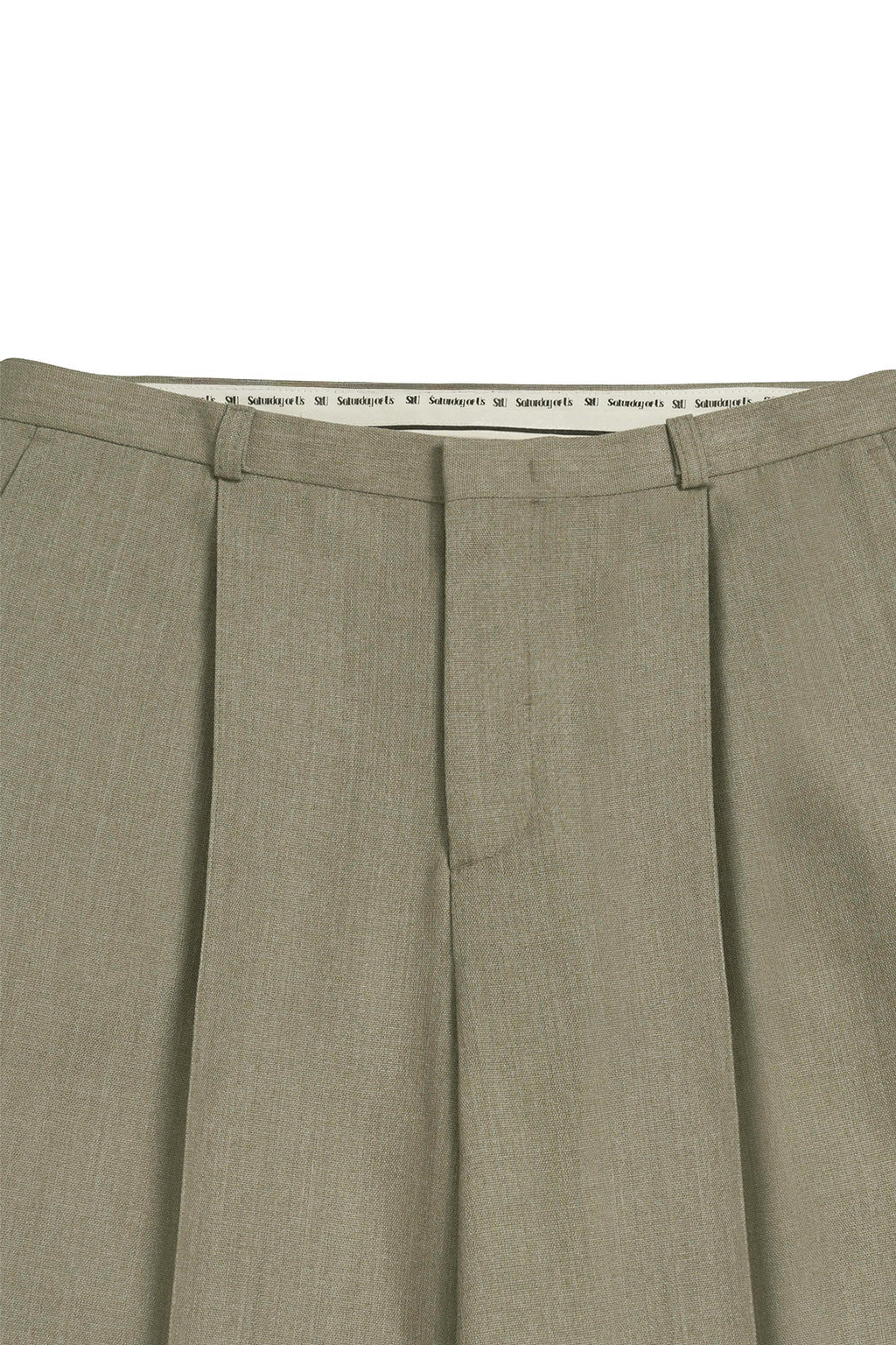 STU - Low Rise Pin Tuck Wool Slacks (Beige) product image 19 | TRAB K-Fashion Australia