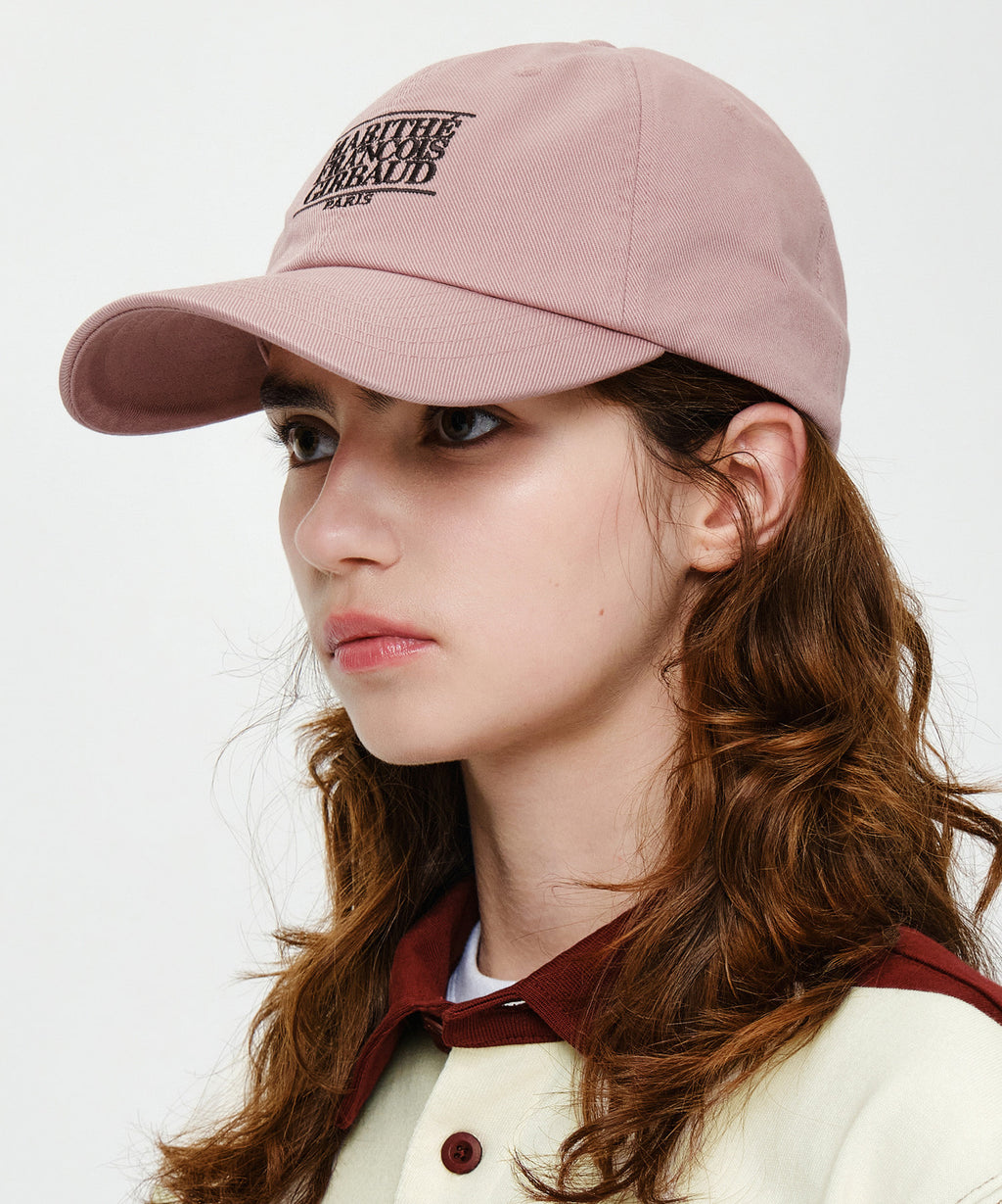 Marithe & Francois Girbaud - Small Classic Logo Cap (Dark Pink) product image 6 | TRAB K-Fashion Australia