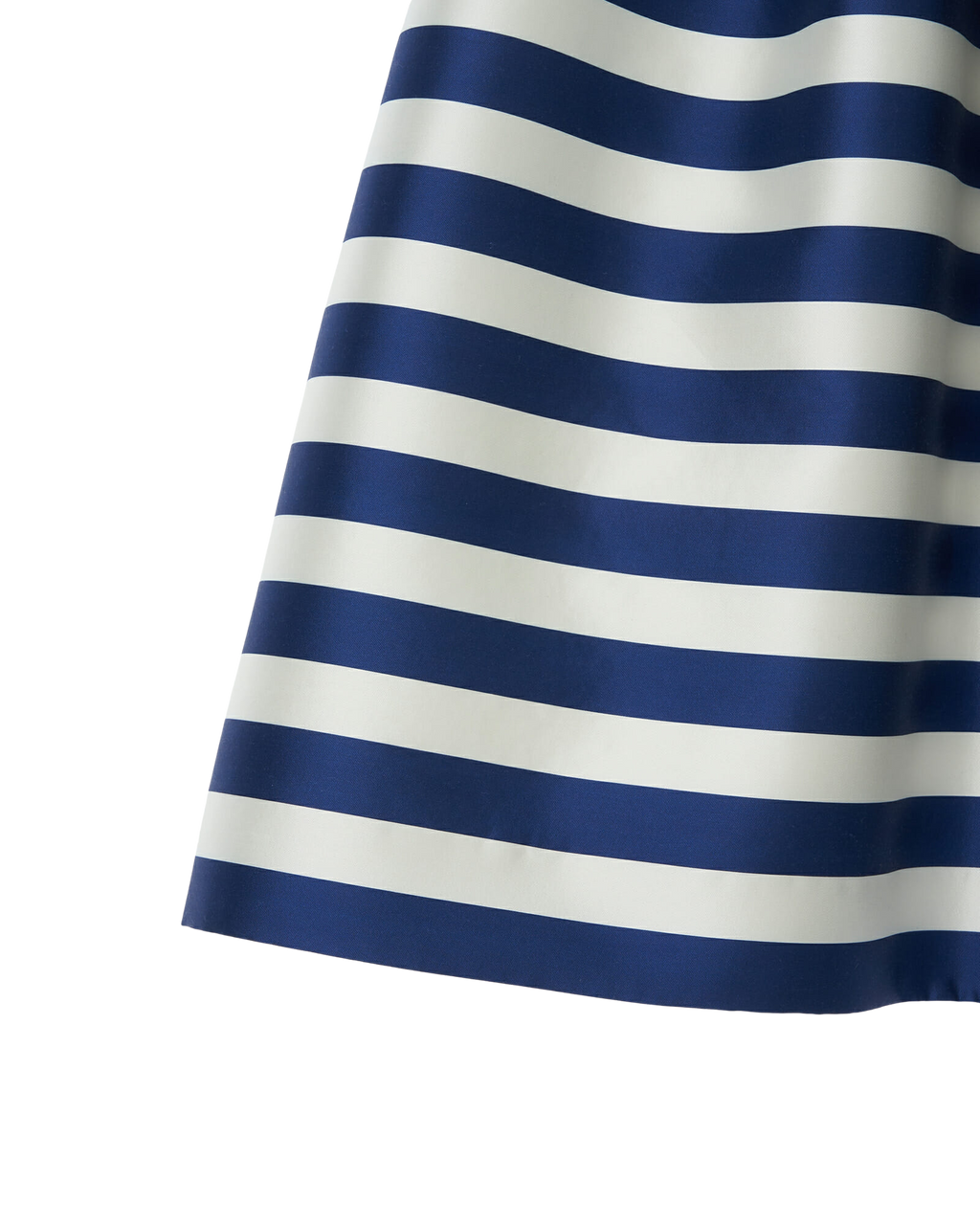 Kimhe Kim - Striped Mikado Silk Midi Skirt (Navy) product image 9 | TRAB K-Fashion Australia
