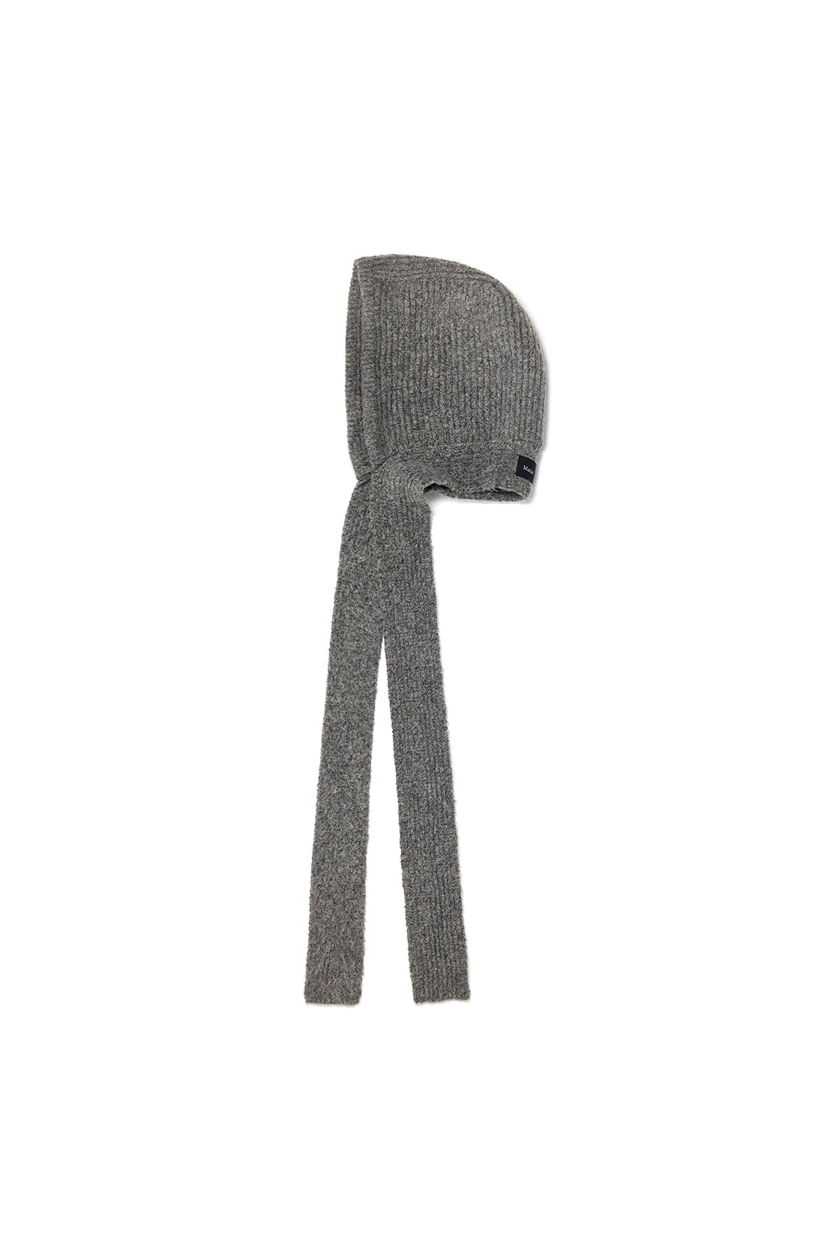Matin Kim - Knit Strap Balaclava (Grey) product image 1 | TRAB K-Fashion Australia