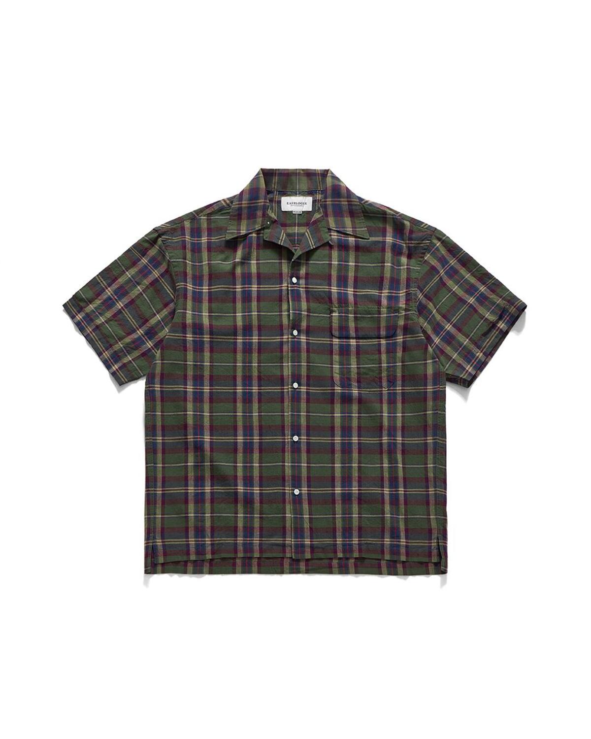 Eastlogue - Holiday Half Shirts (Green & Purple Check) product image 5 | TRAB K-Fashion Australia