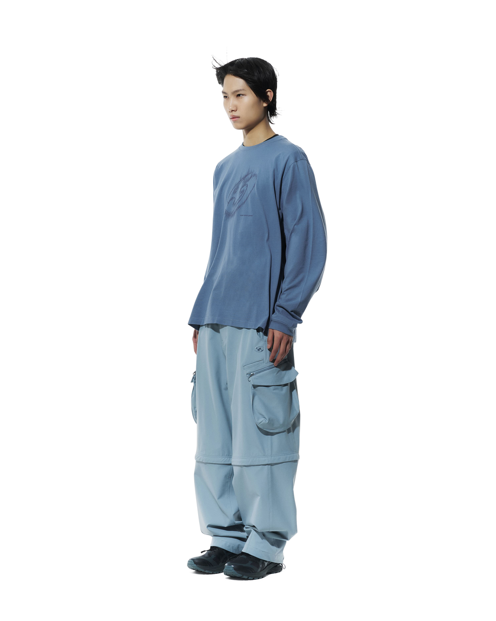 San San Gear - Sunset Long Sleeves (Steel Blue) product image 2 | TRAB K-Fashion Australia