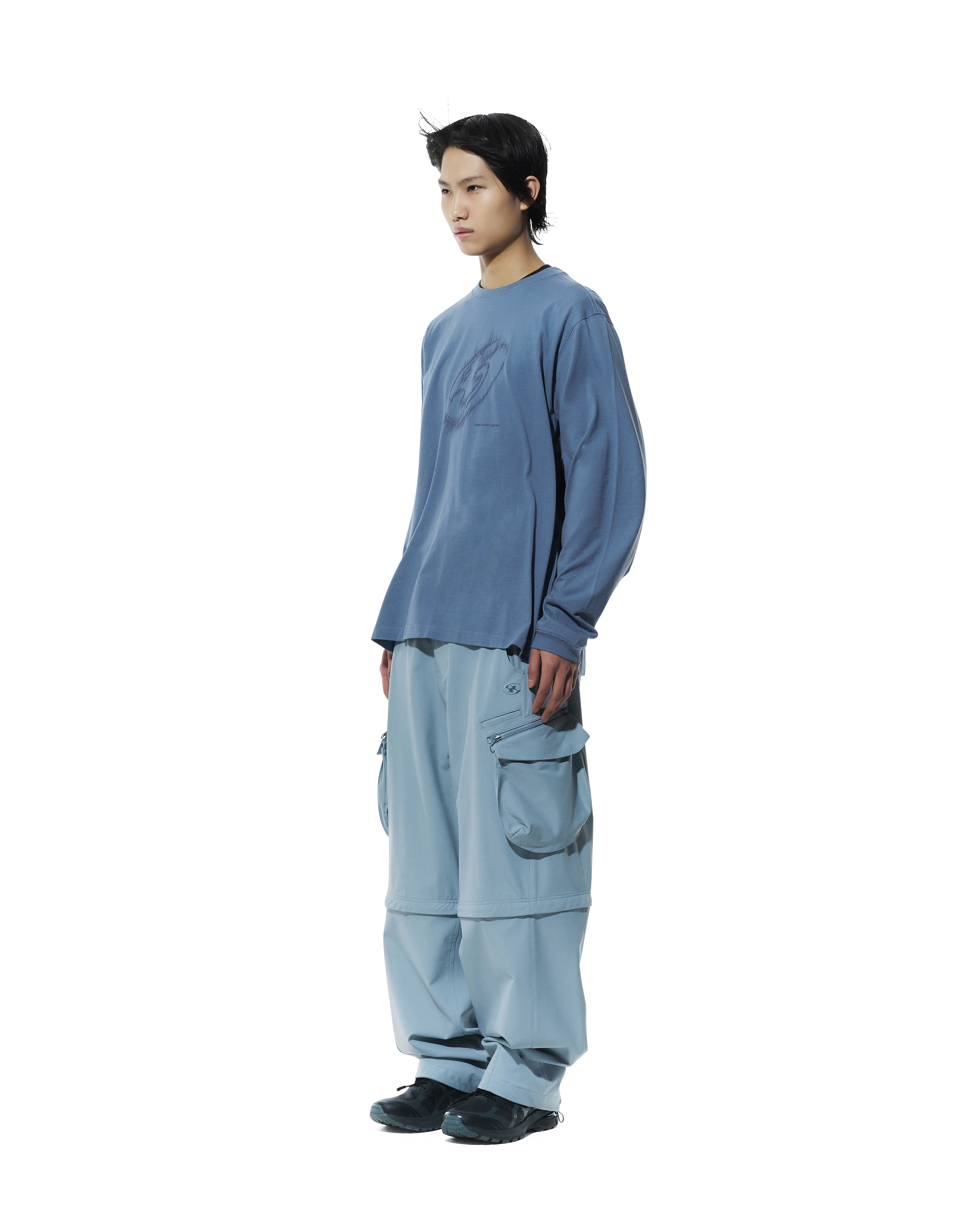 San San Gear - Sunset Long Sleeves (Steel Blue) product image 2 | TRAB K-Fashion Australia