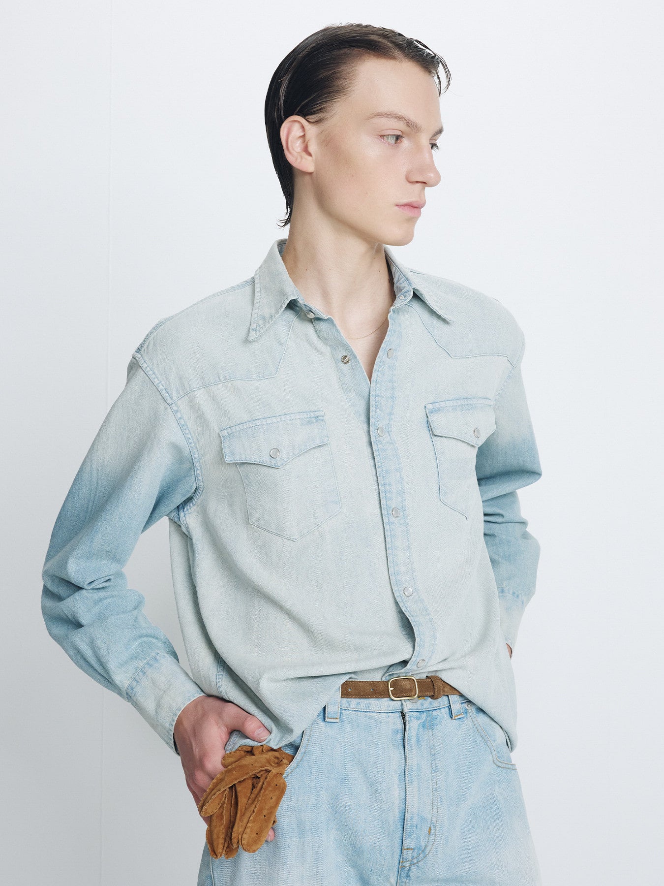 Tonywack - Denim Western Shirt (Vintage Indigo) product image 4 | TRAB K-Fashion Australia