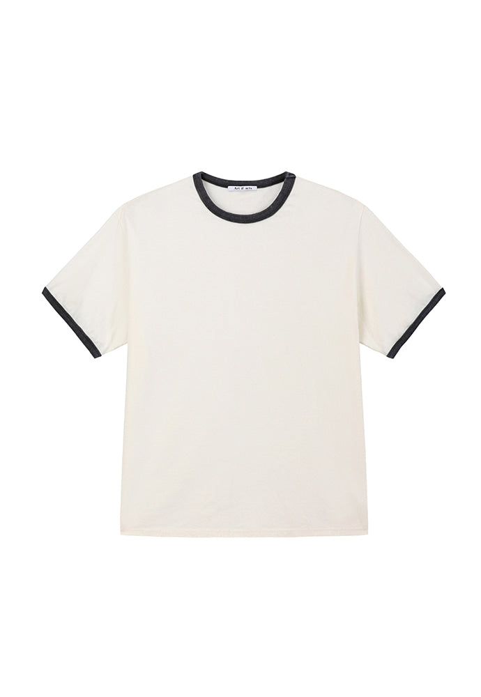 Art if acts - Ringer Tee (Faded Charcoal) product image 5 | TRAB K-Fashion Australia