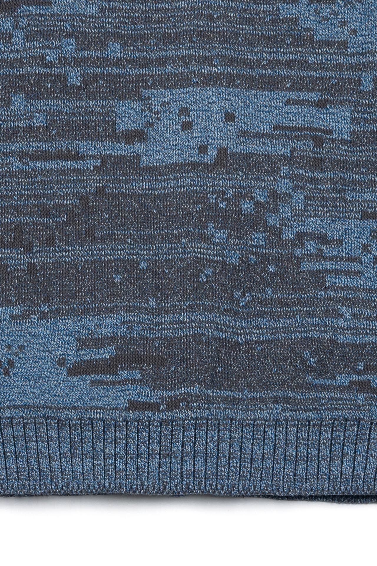 Ioedle - Mosaic Urban Knit Vest Cardigan (Blue) product image 5 | TRAB K-Fashion Australia