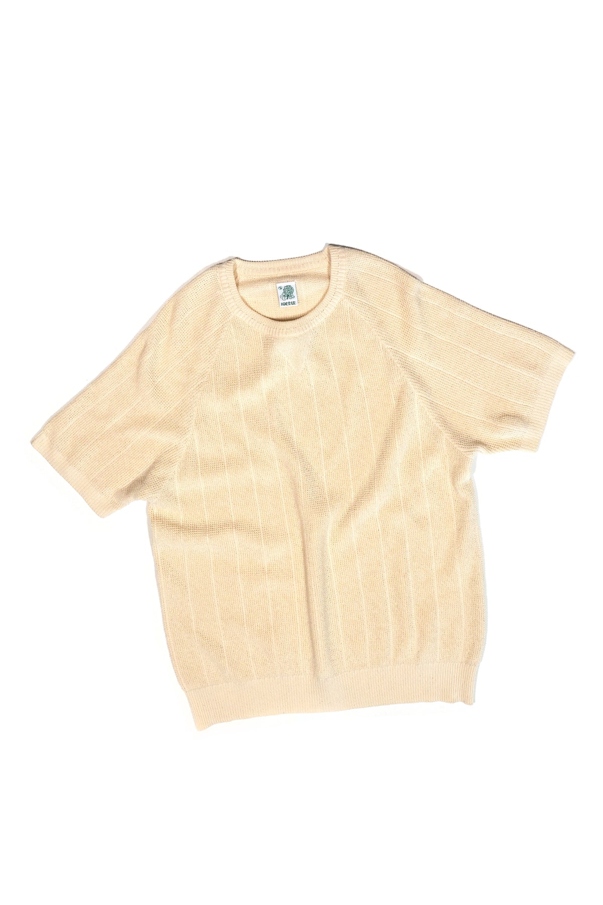 Ioedle - Waffle Raglan Short Sleeve Knit (Beige) product image 1 | TRAB K-Fashion Australia