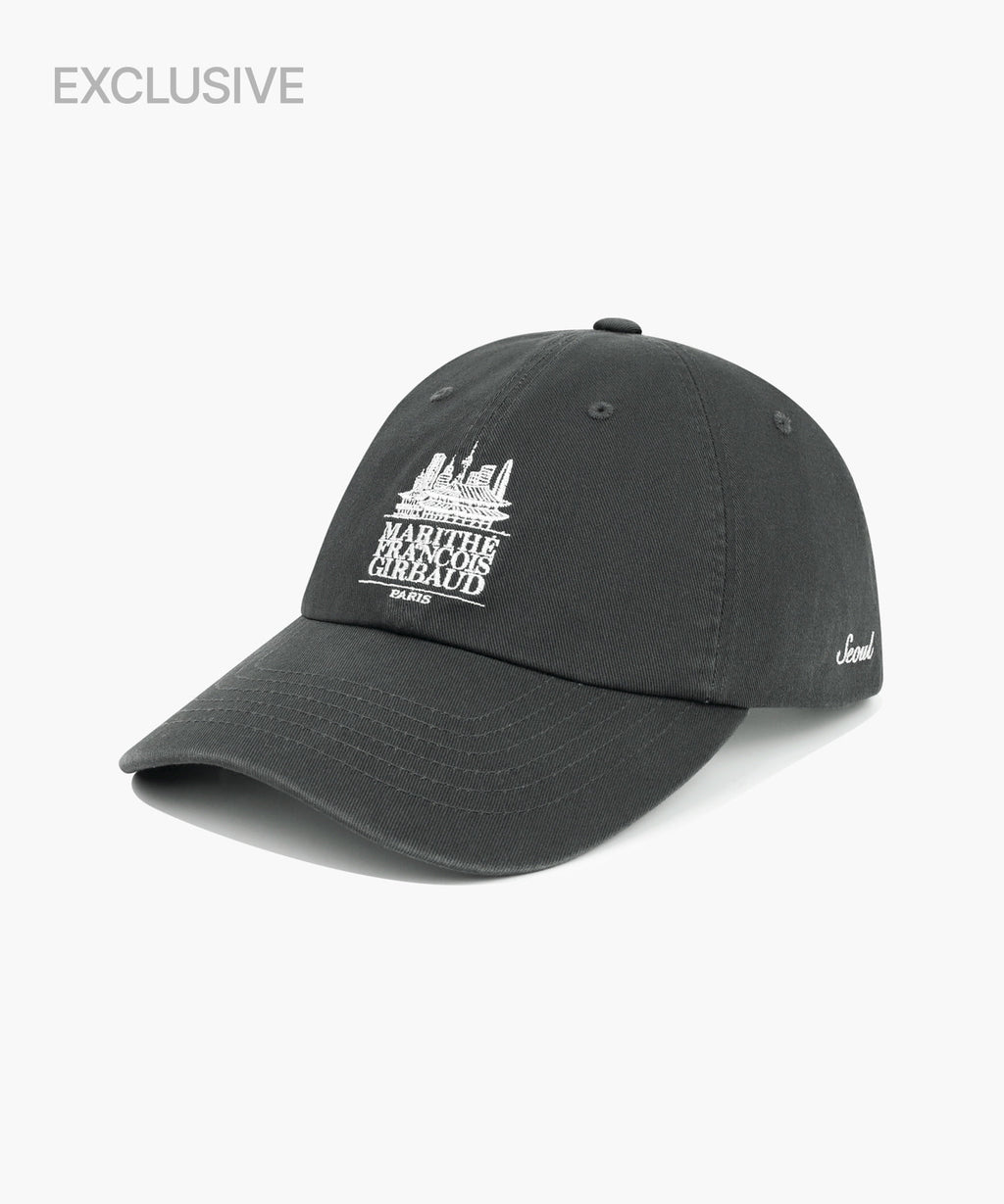 Marithe & Francois Girbaud - Seoul Exclusive Classic Logo Cap (Charcoal) product image 1 | TRAB K-Fashion Australia