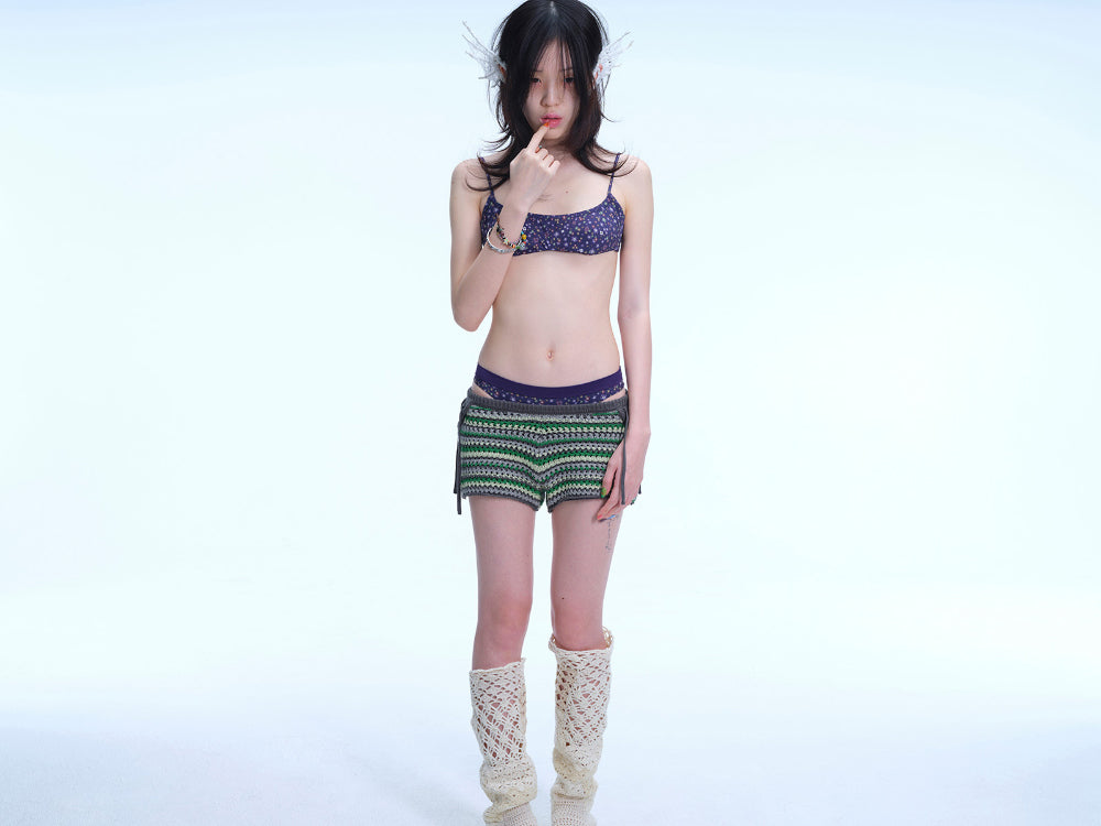 Coyseio - Multi Floral Bikini (Purple) product image 5 | TRAB K-Fashion Australia