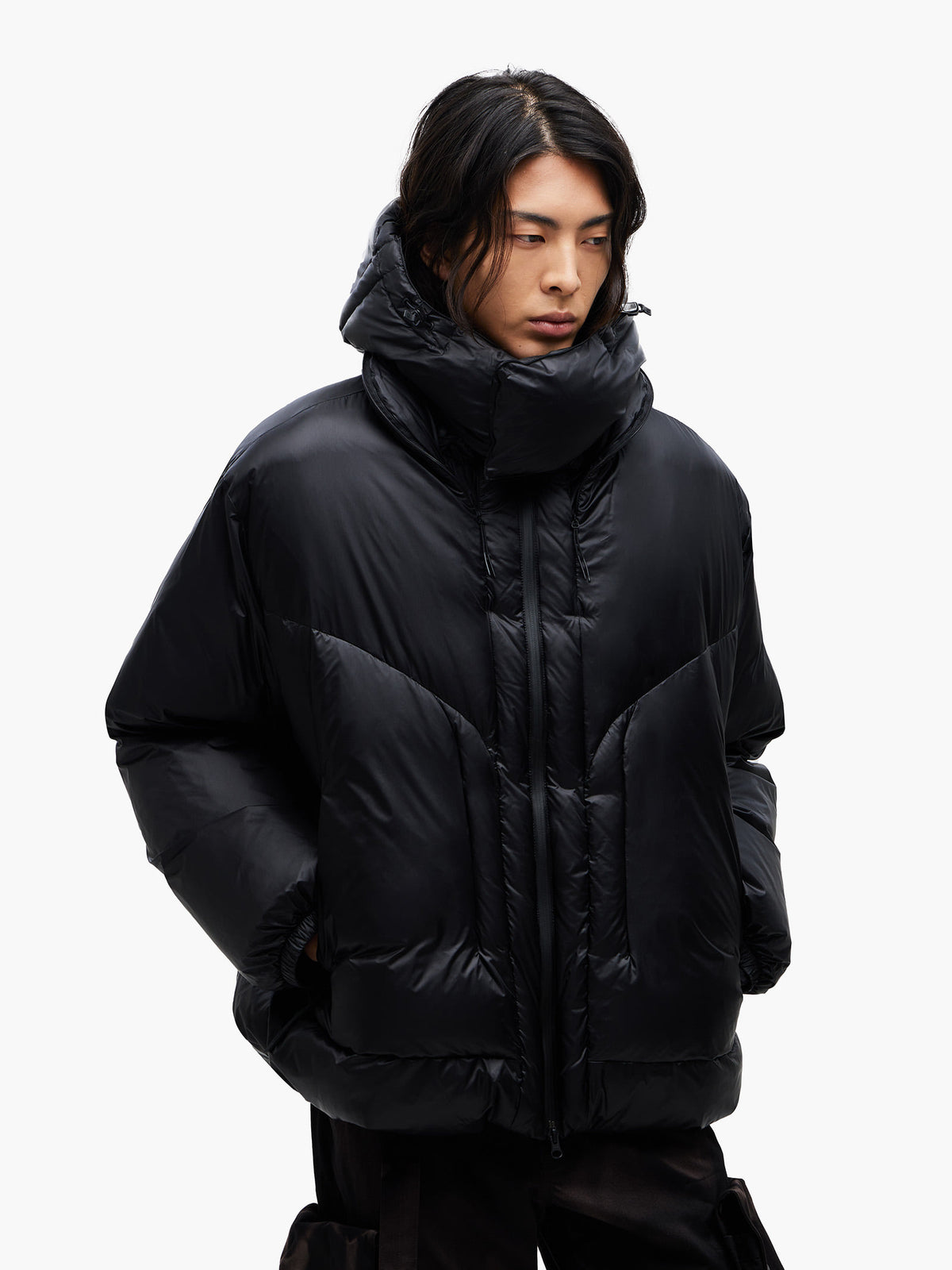 Jiyong Kim - Heavy Down Jacket (Black) product image 2 | TRAB K-Fashion Australia