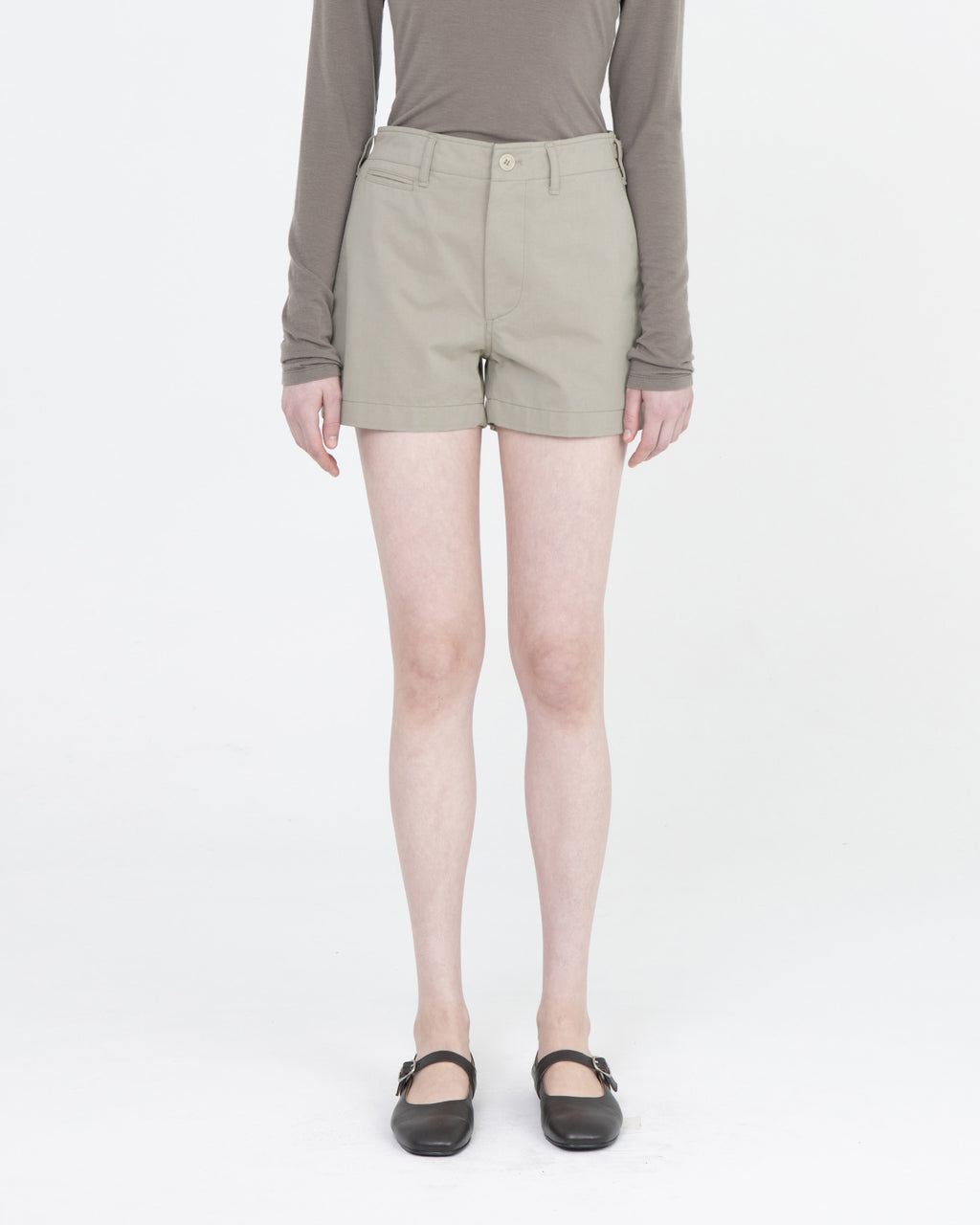 Brownyard - Essential Chino Shorts (Ivory) product image 1 | TRAB K-Fashion Australia