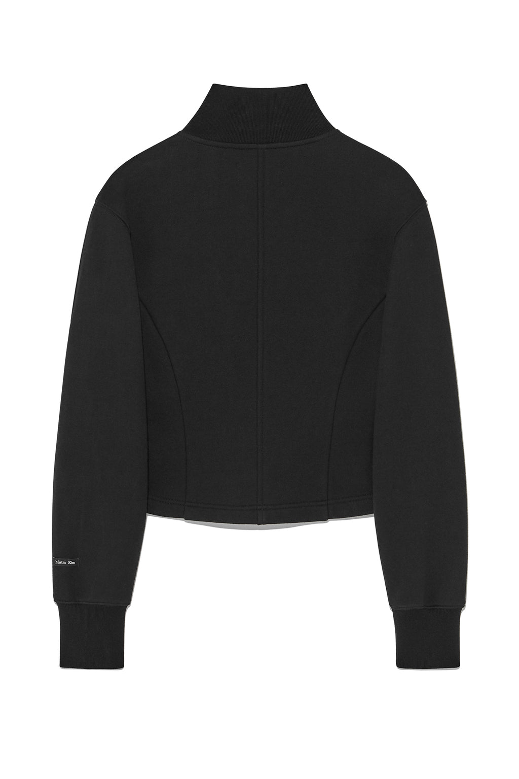 Matin Kim - High Neck Balloon Button Cardigan (Black) product image 2 | TRAB K-Fashion Australia