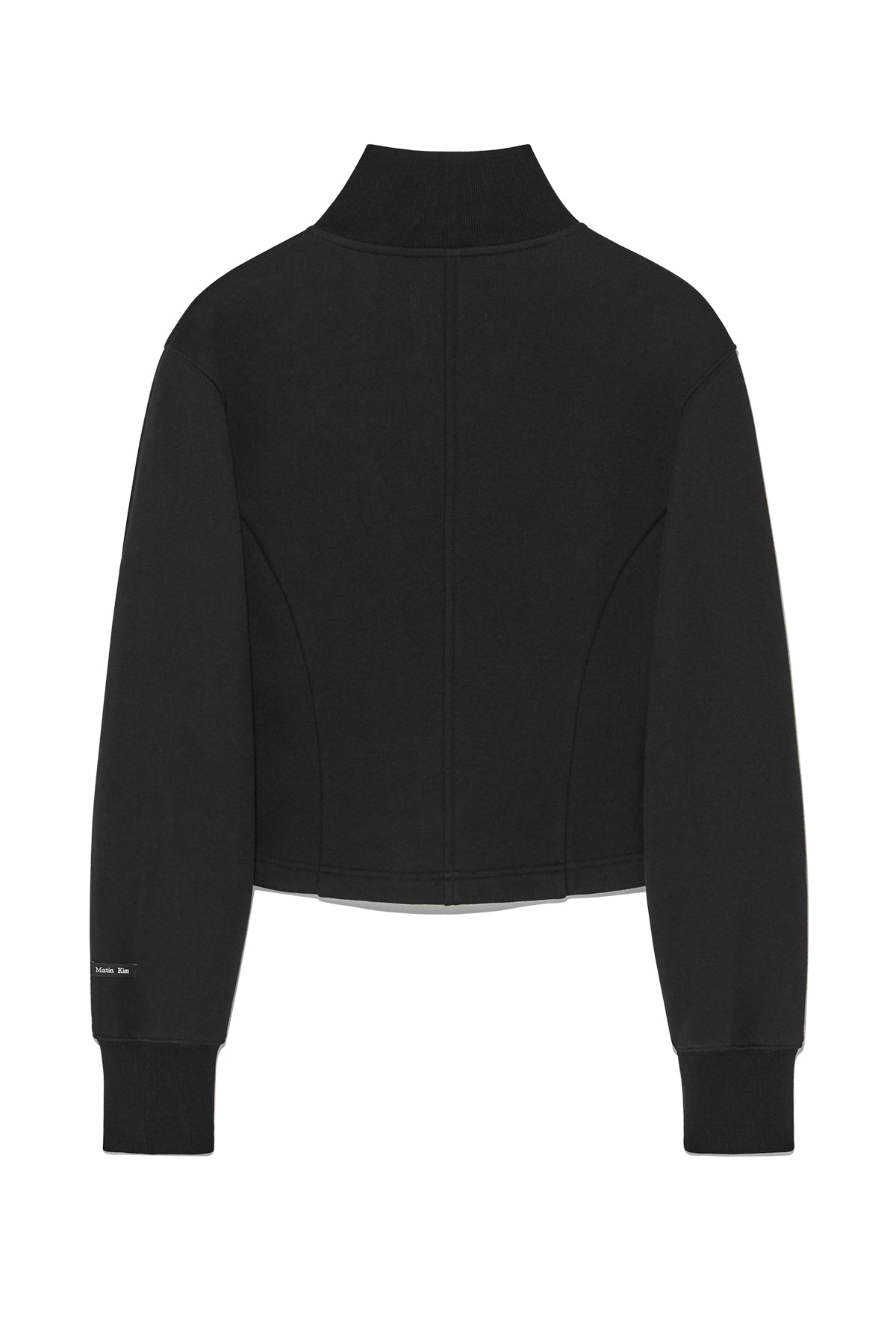 Matin Kim - High Neck Balloon Button Cardigan (Black) product image 2 | TRAB K-Fashion Australia