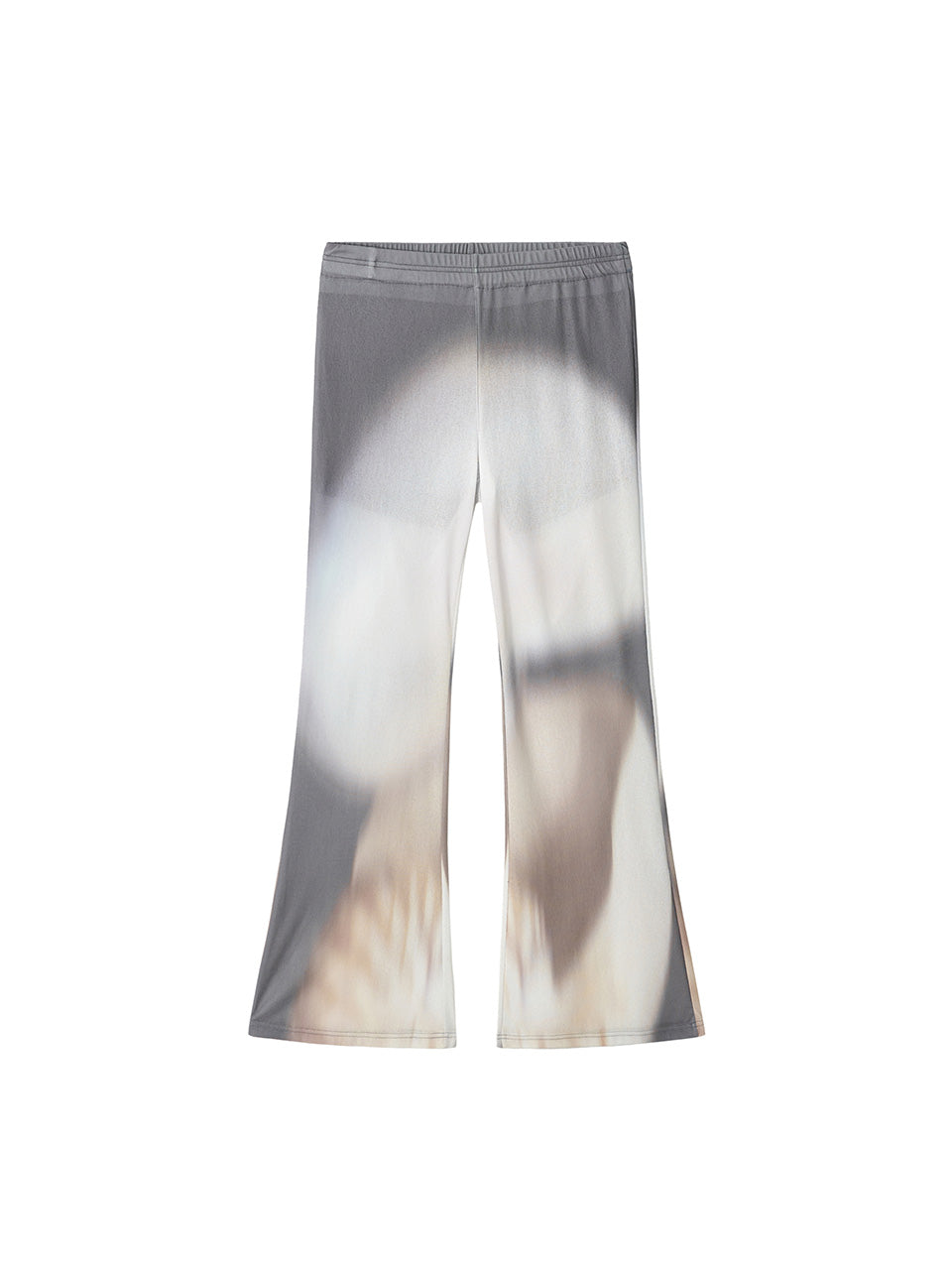 Kijun - Sheer Print Flared Pants (Charcoal) product image 6 | TRAB K-Fashion Australia