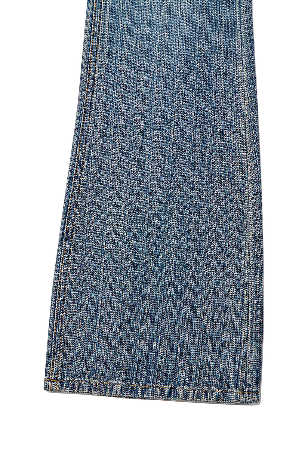 Matin Kim - Washed Stripe Boots Cut Denim Pants (Blue) product image 5 | TRAB K-Fashion Australia