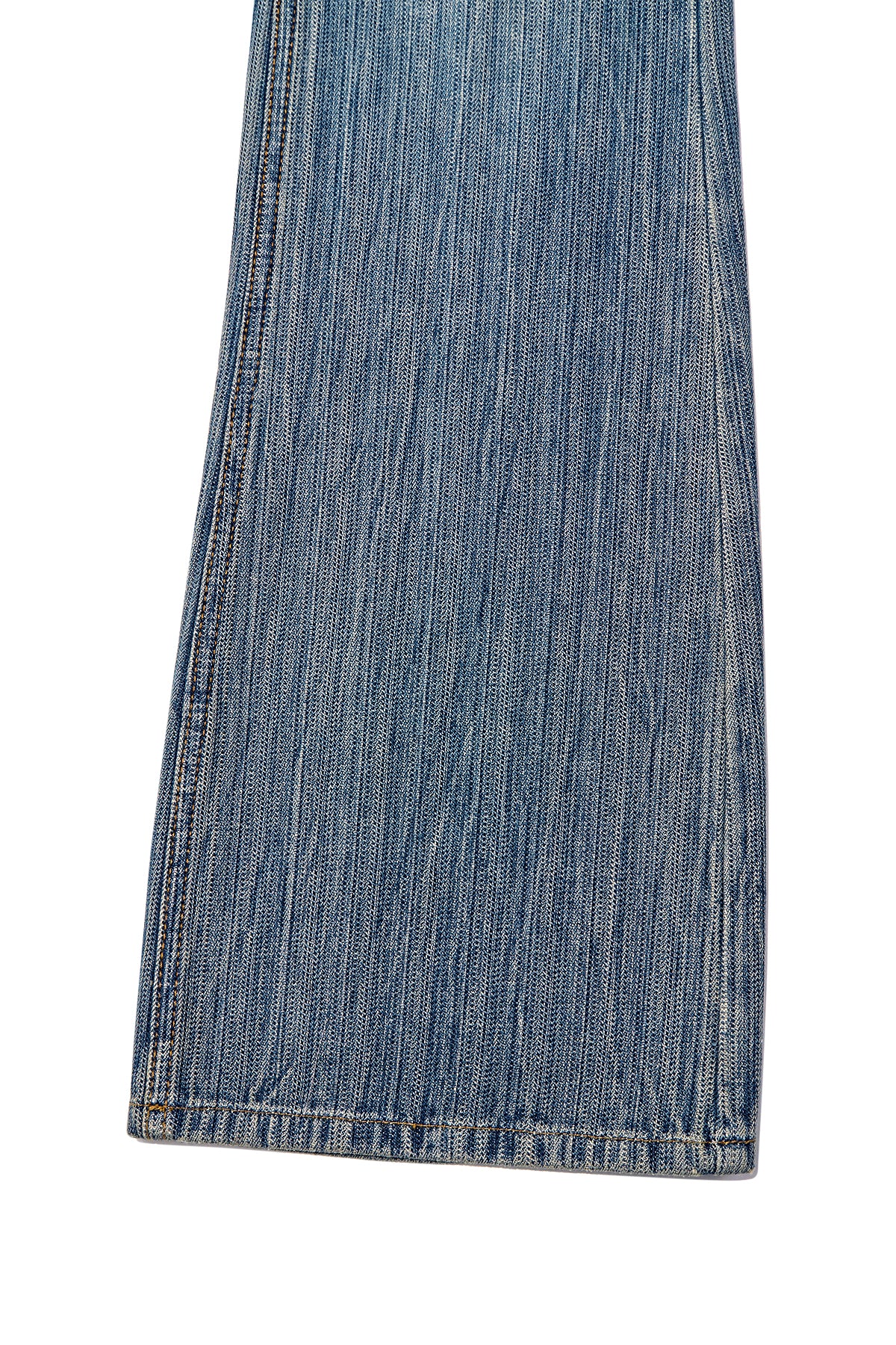 Matin Kim - Washed Stripe Boots Cut Denim Pants (Blue) product image 5 | TRAB K-Fashion Australia