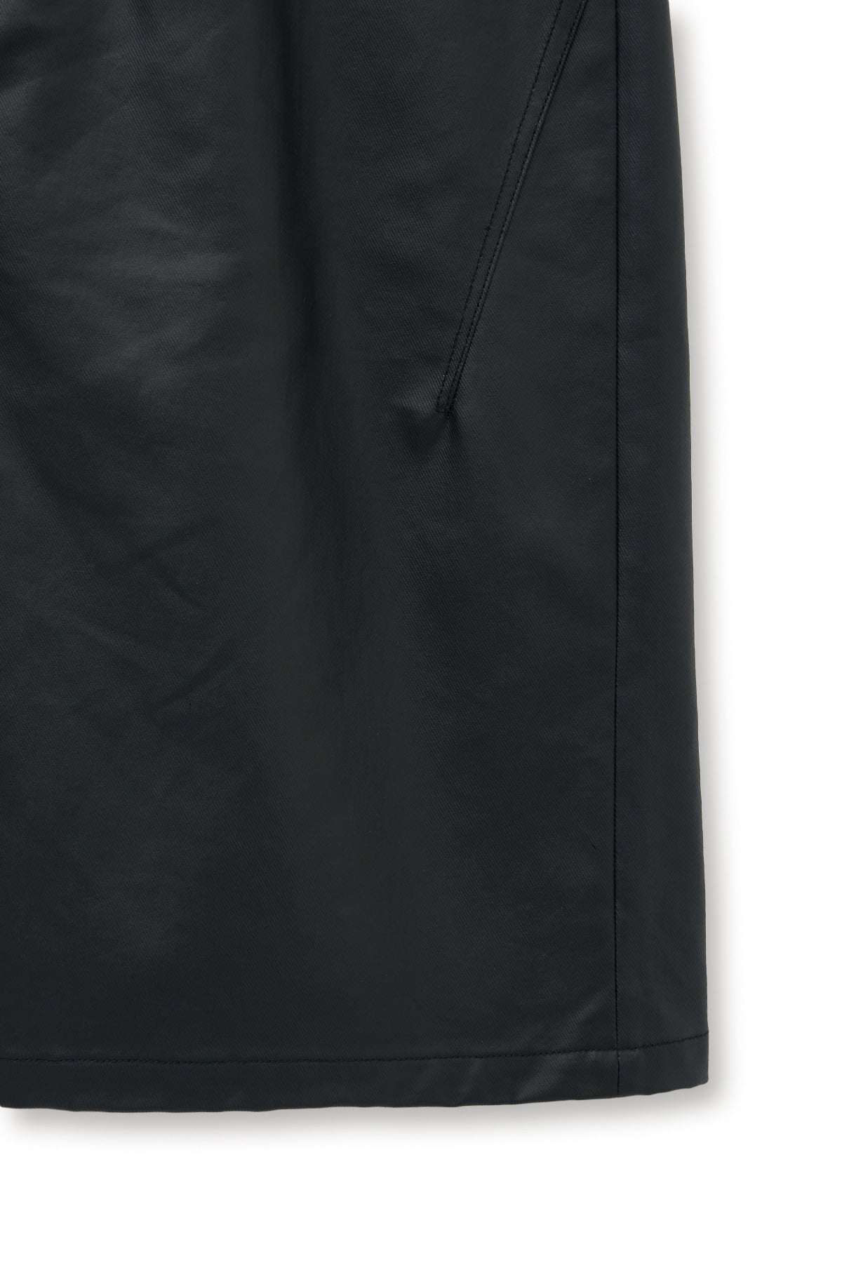 Matin Kim - Matt Coating Bermuda Pants (Black) product image 4 | TRAB K-Fashion Australia