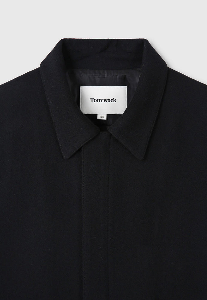 Tonywack - Virgin Wool Cropped Blouson Jacket (Black) product image 9 | TRAB K-Fashion Australia
