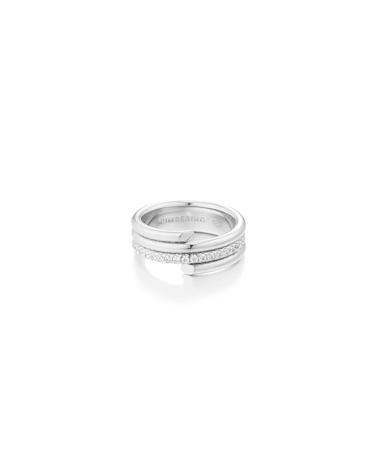 Numbering - Coil Spiral Pave Ring #8407 product image 9 | TRAB K-Fashion Australia