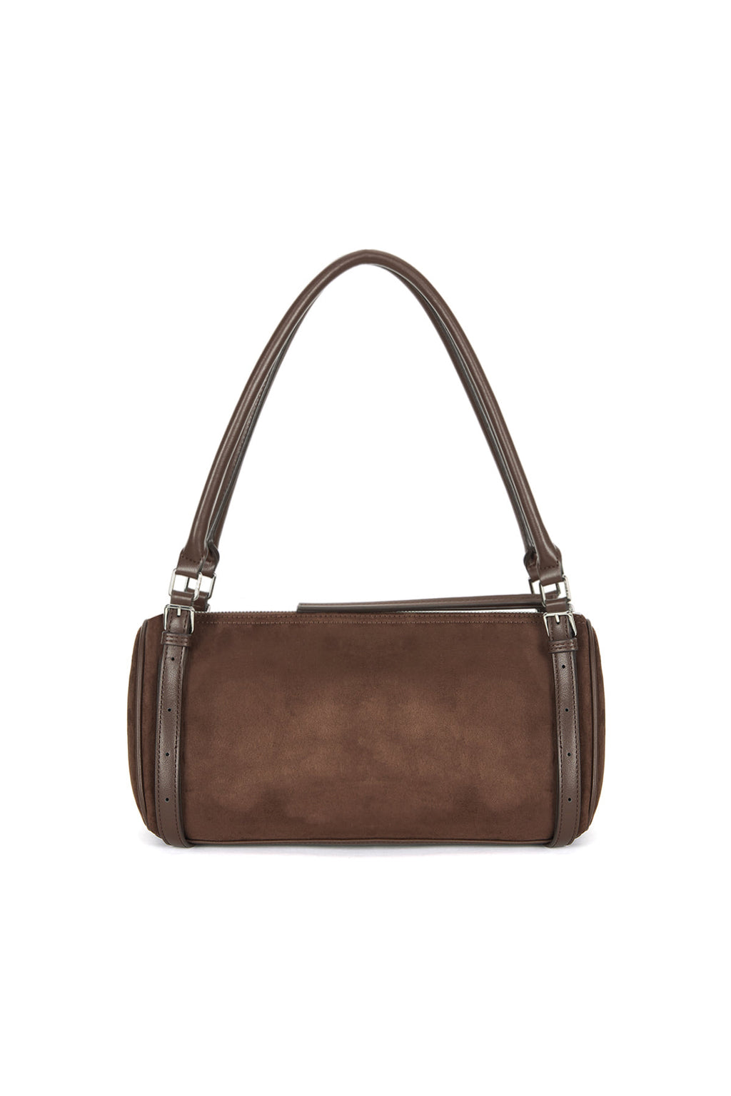 Matin Kim - Suede Buckle Strap Shoulder Bag (Brown) product image 2 | TRAB K-Fashion Australia