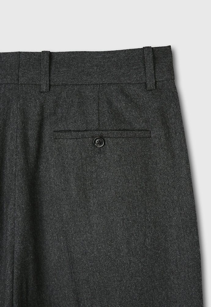 Tonywack - Wool And Cashmere Wide-Leg Trousers (Charcoal) product image 11 | TRAB K-Fashion Australia