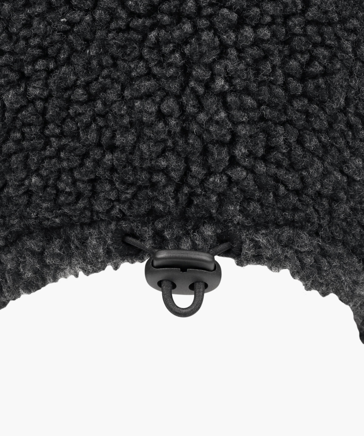 Marithe & Francois Girbaud - Micro Classic Logo Fleece Earflap Cap (Charcoal) product image 4 | TRAB K-Fashion Australia