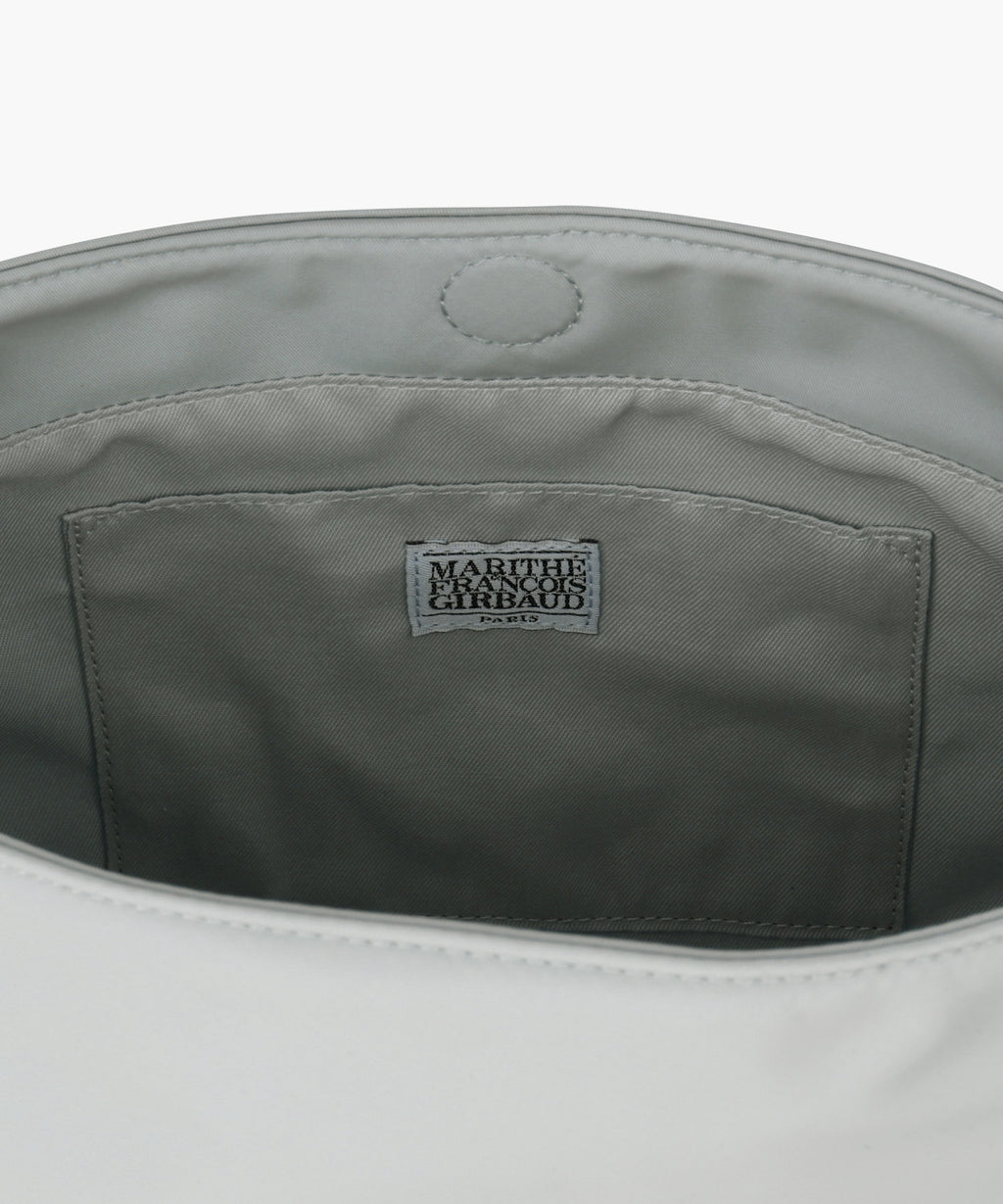 Marithe & Francois Girbaud - Classic Logo One Shoulder Bag (Light Gray) product image 5 | TRAB K-Fashion Australia