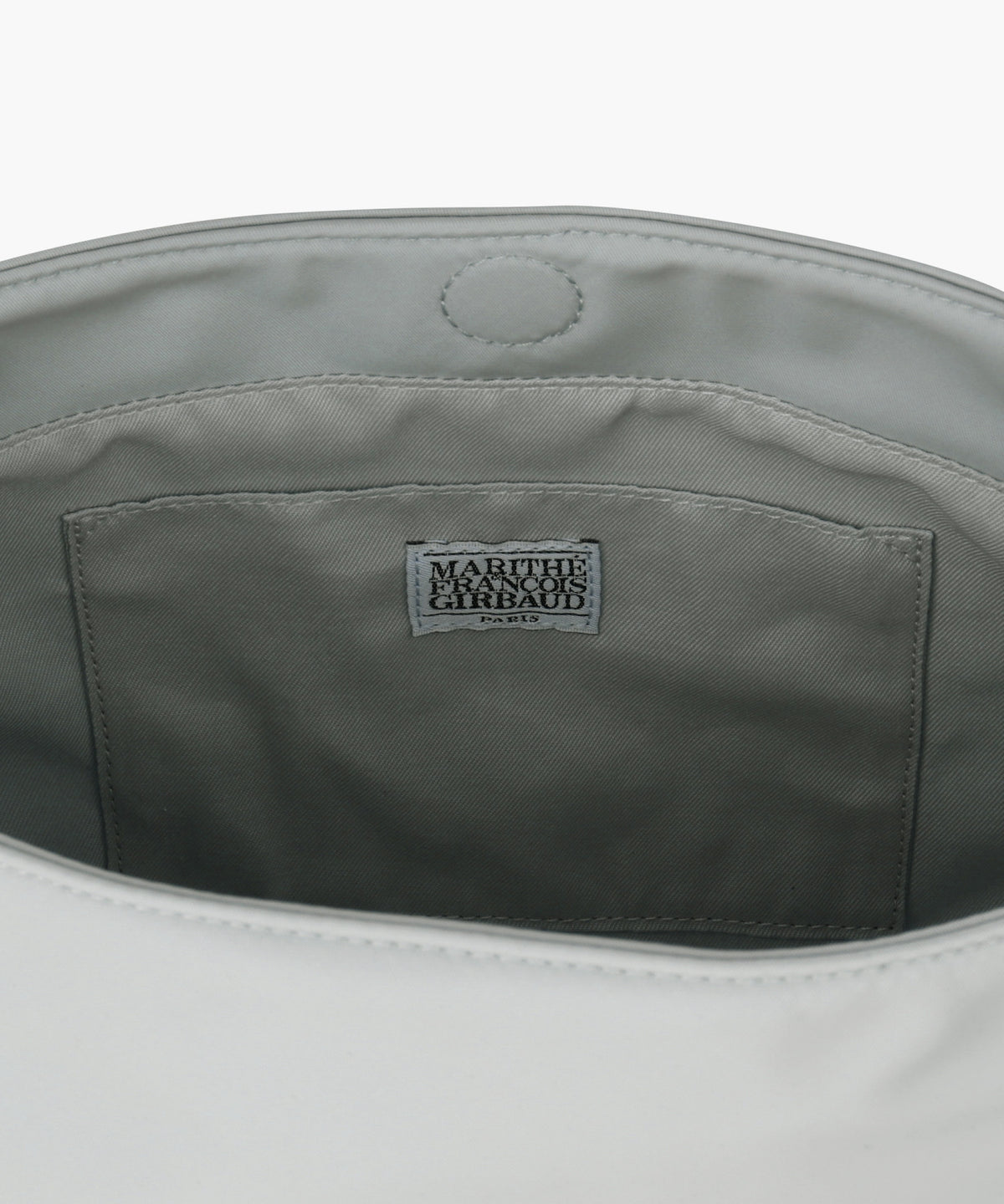 Marithe & Francois Girbaud - Classic Logo One Shoulder Bag (Light Gray) product image 5 | TRAB K-Fashion Australia