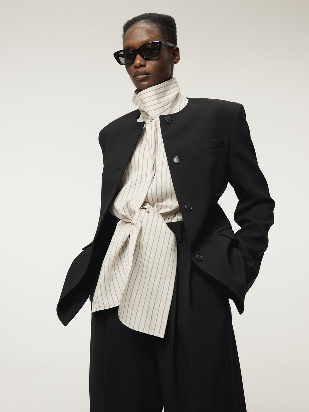 Recto - Collarless Single Jacket (Black) product image 8 | TRAB K-Fashion Australia