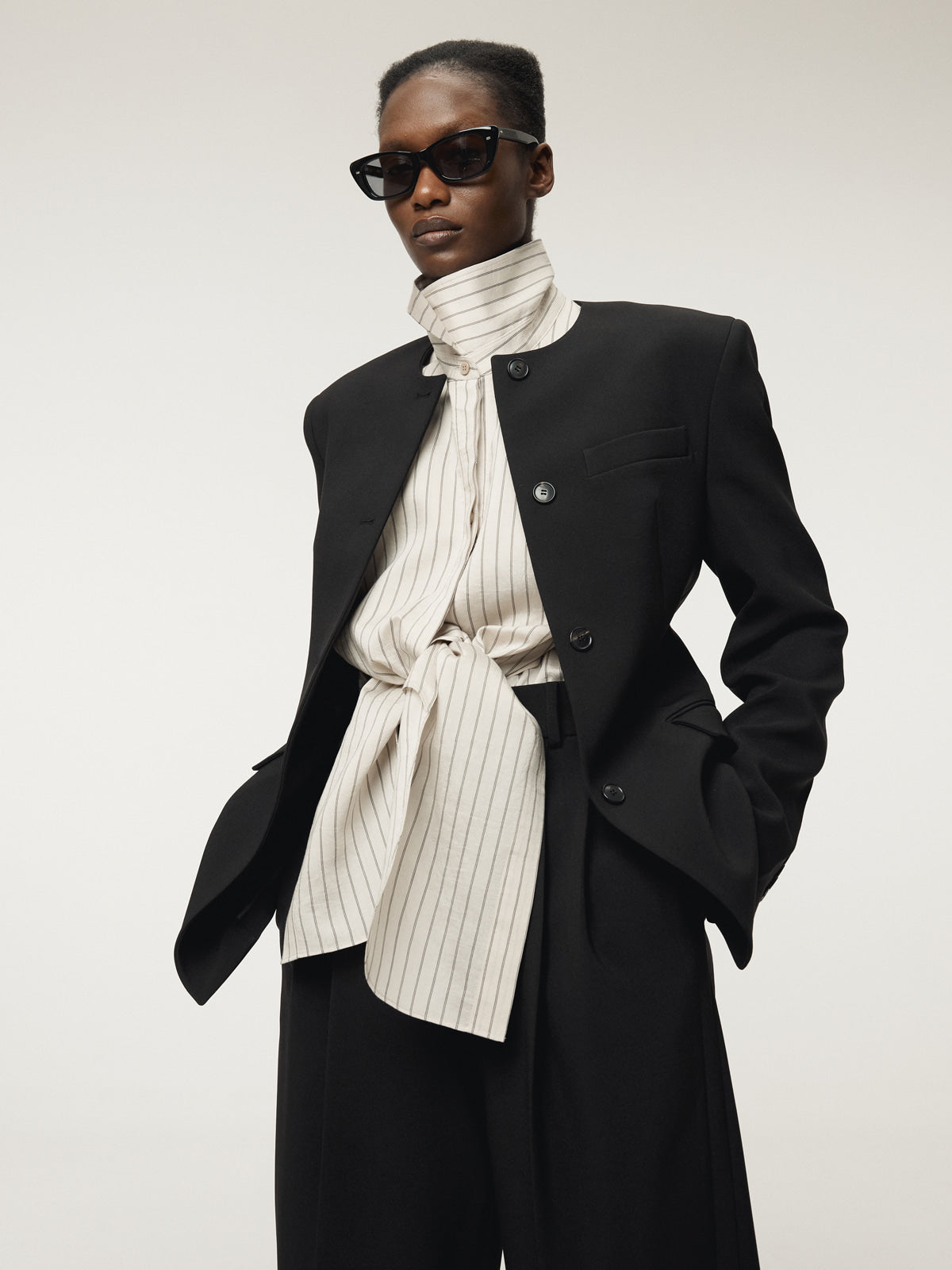 Recto - Collarless Single Jacket (Black) product image 8 | TRAB K-Fashion Australia