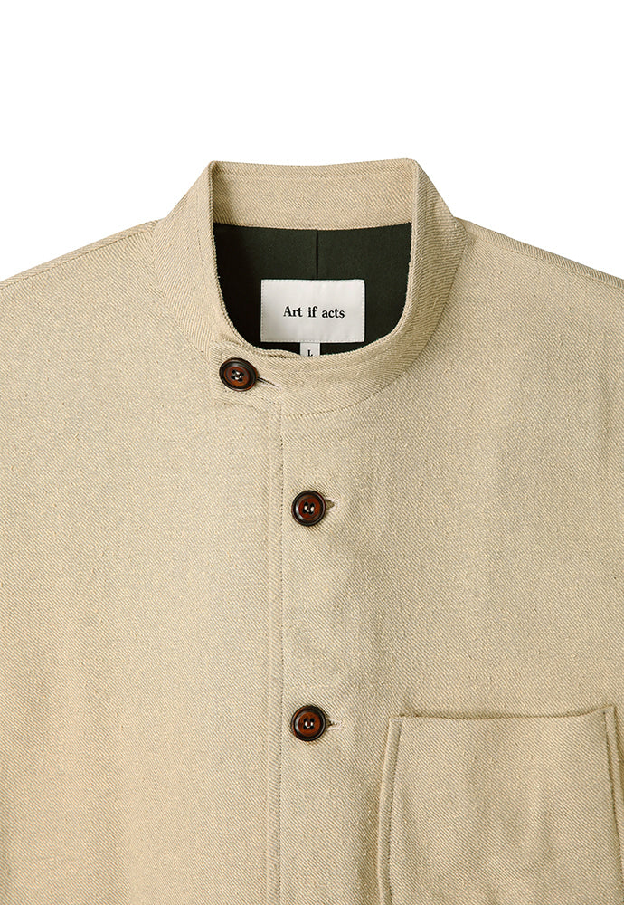 Art if acts - Silk French Forestiere Jacket (Beige) product image 9 | TRAB K-Fashion Australia