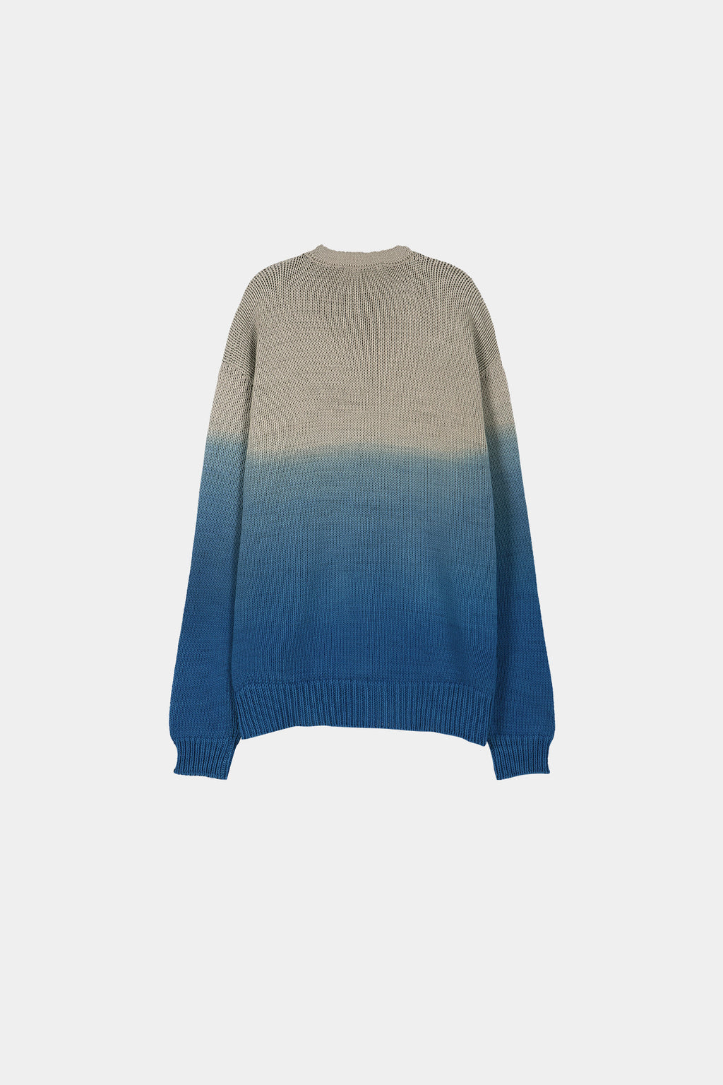 Andersson Bell - Gradient Henry-Neck Sweater (Beige/Blue) product image 9 | TRAB K-Fashion Australia