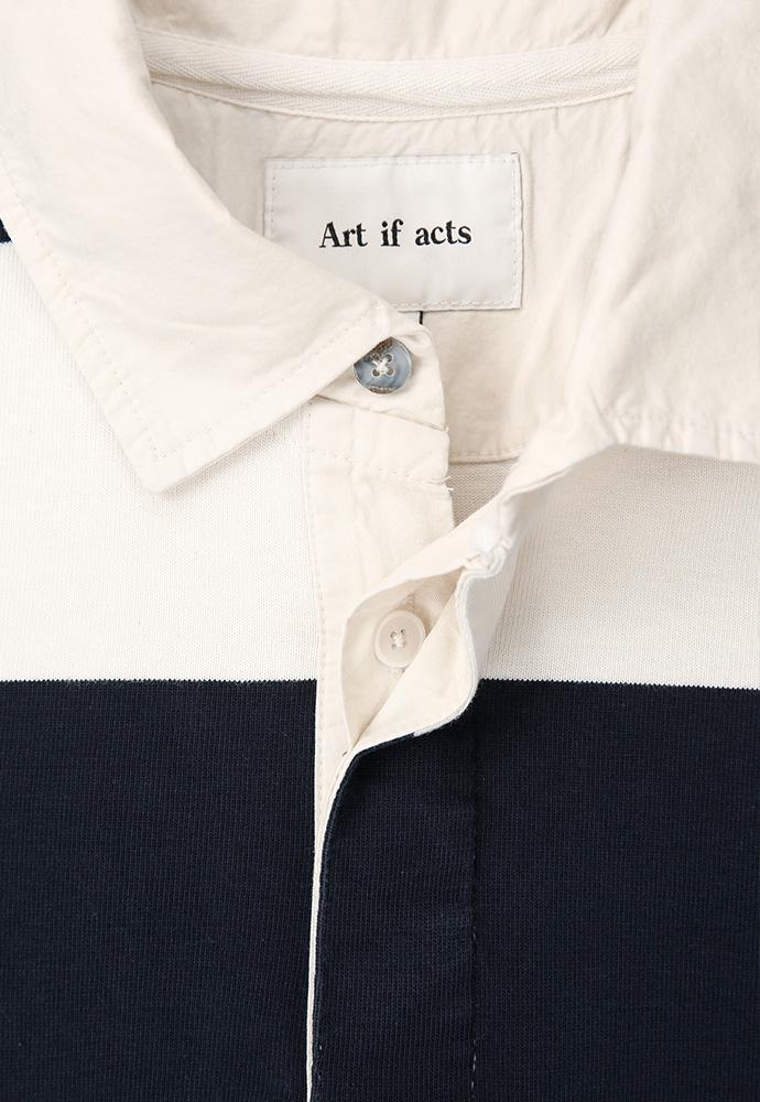 Art if acts - Garment Washed Rugby Tee (Navy) product image 10 | TRAB K-Fashion Australia