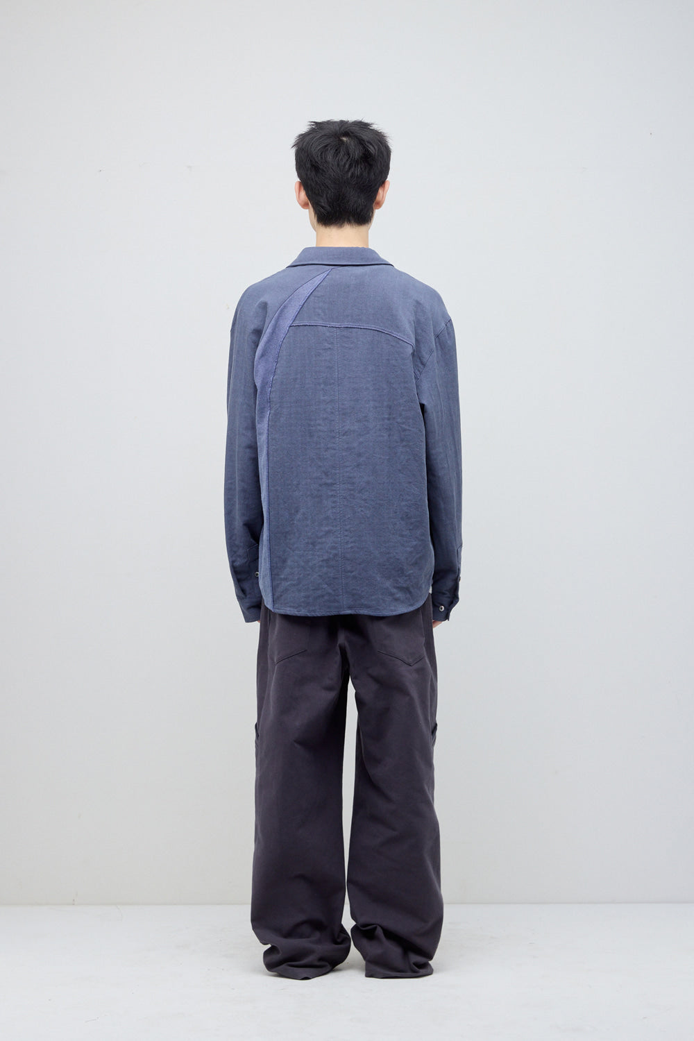 Hatchingroom - Curved Shirt (Dyed Blue) product image 4 | TRAB K-Fashion Australia