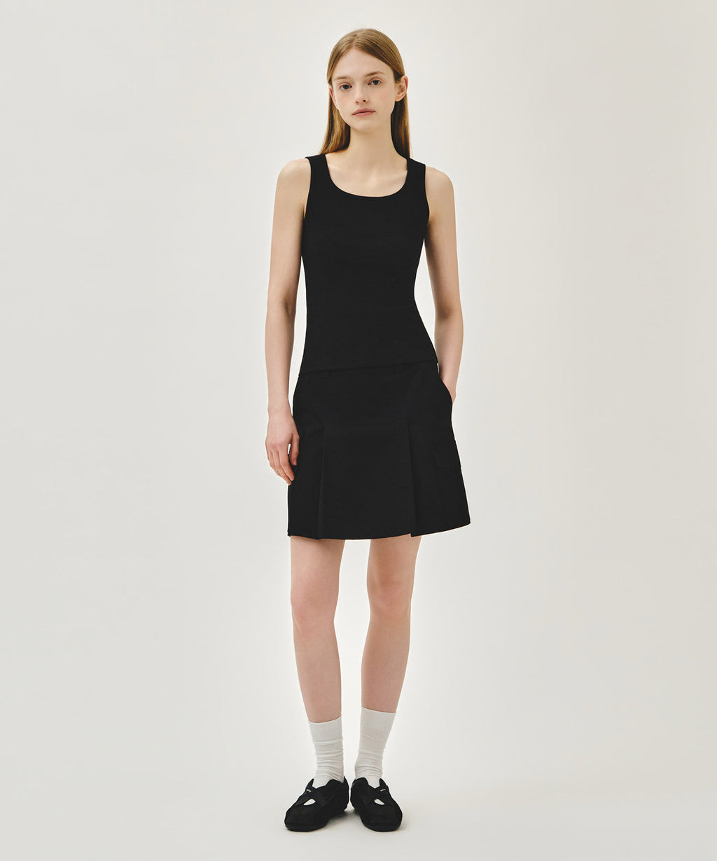 Marithe & Francois Girbaud - Regular Logo Sleeveless (Black) product image 5 | TRAB K-Fashion Australia