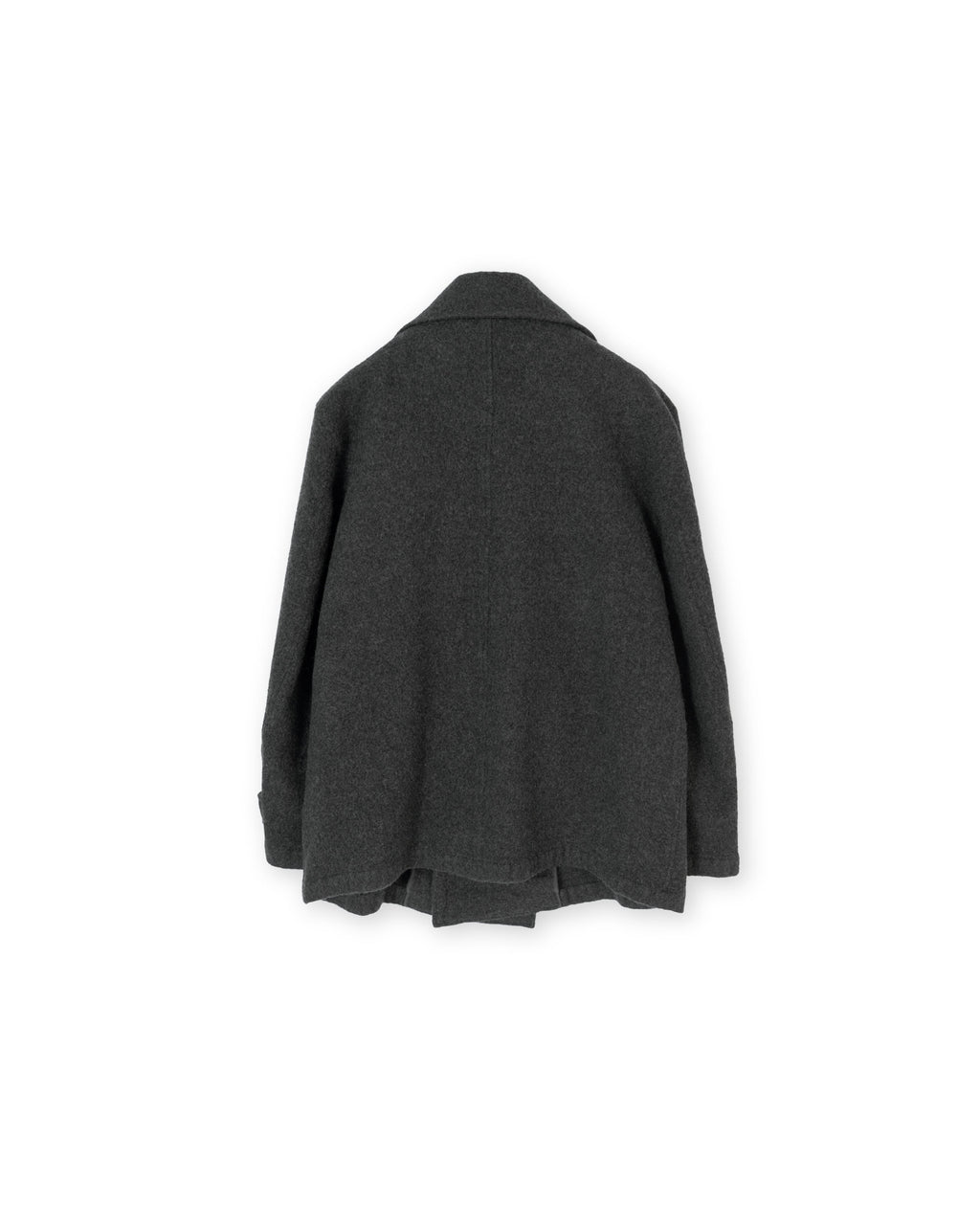 Brownyard - Boiled Wool Pea Coat (Charcoal) product image 5 | TRAB K-Fashion Australia