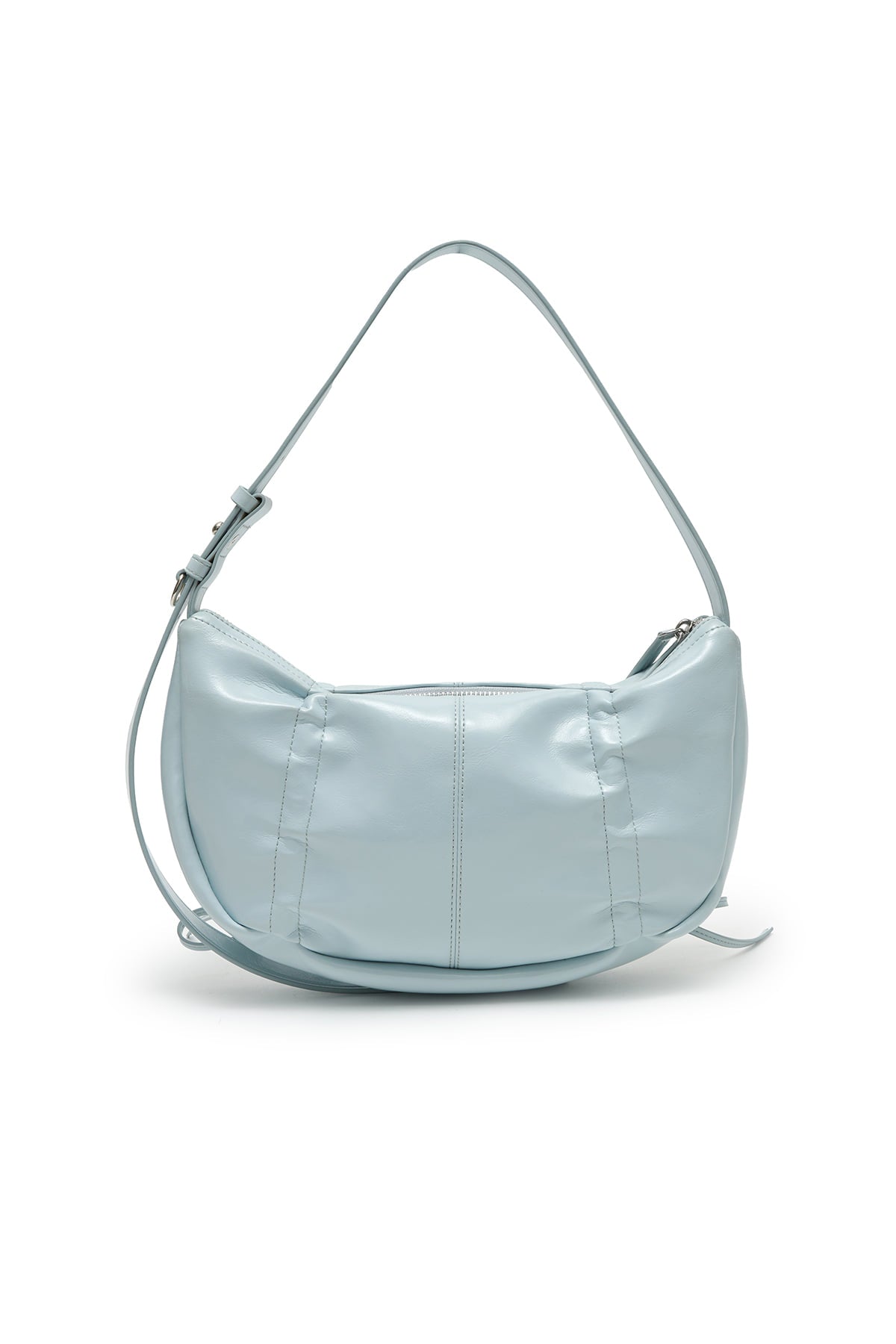 Matin Kim - Half Shirring Ribbon Round Bag (Sky) product image 3 | TRAB K-Fashion Australia