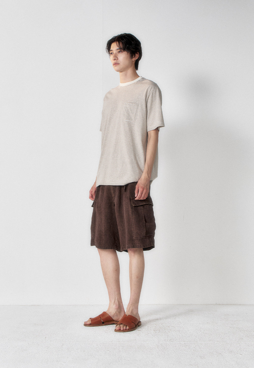 Art if acts - Linen M-51 Shorts (Wood) product image 3 | TRAB K-Fashion Australia