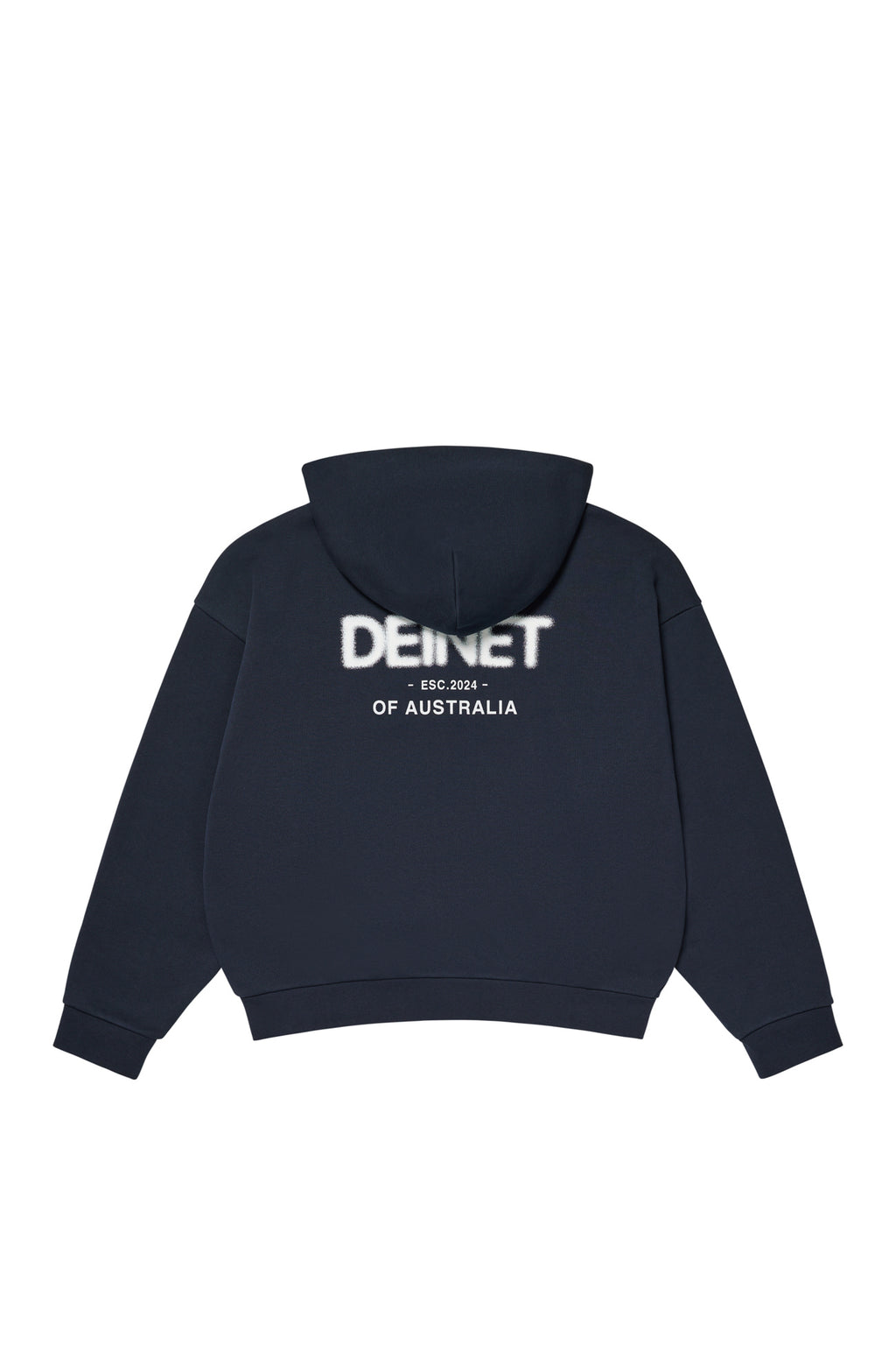 Deinet - Lost In Sydney Zip-Up Hoodie (Navy) product image 2 | TRAB K-Fashion Australia