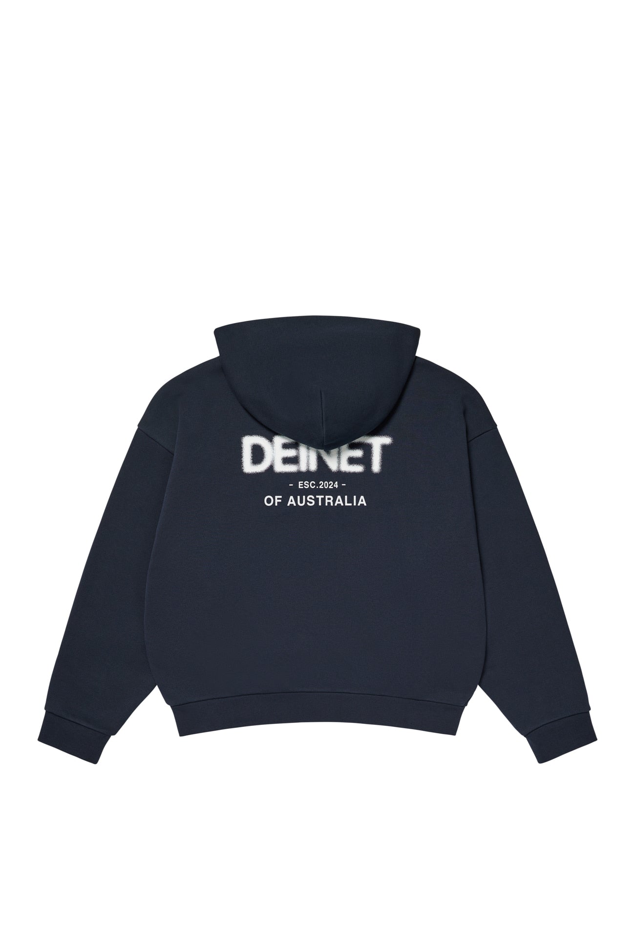Deinet - Lost In Sydney Zip-Up Hoodie (Navy) product image 2 | TRAB K-Fashion Australia