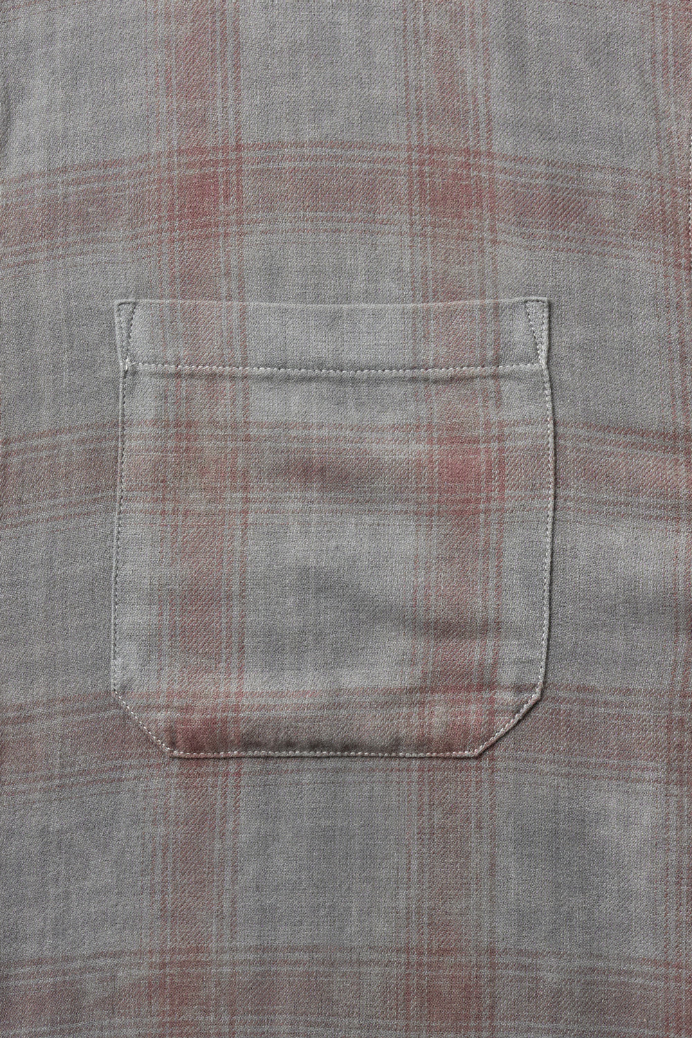 Hatchingroom - Arrow Shirt Over Dyed Bleached Check (Grey) product image 4 | TRAB K-Fashion Australia