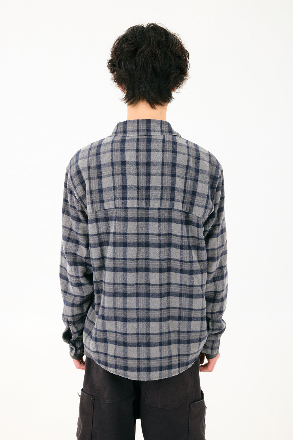 Hatchingroom - Regular Shirt Check (Dusty Grey) product image 9 | TRAB K-Fashion Australia