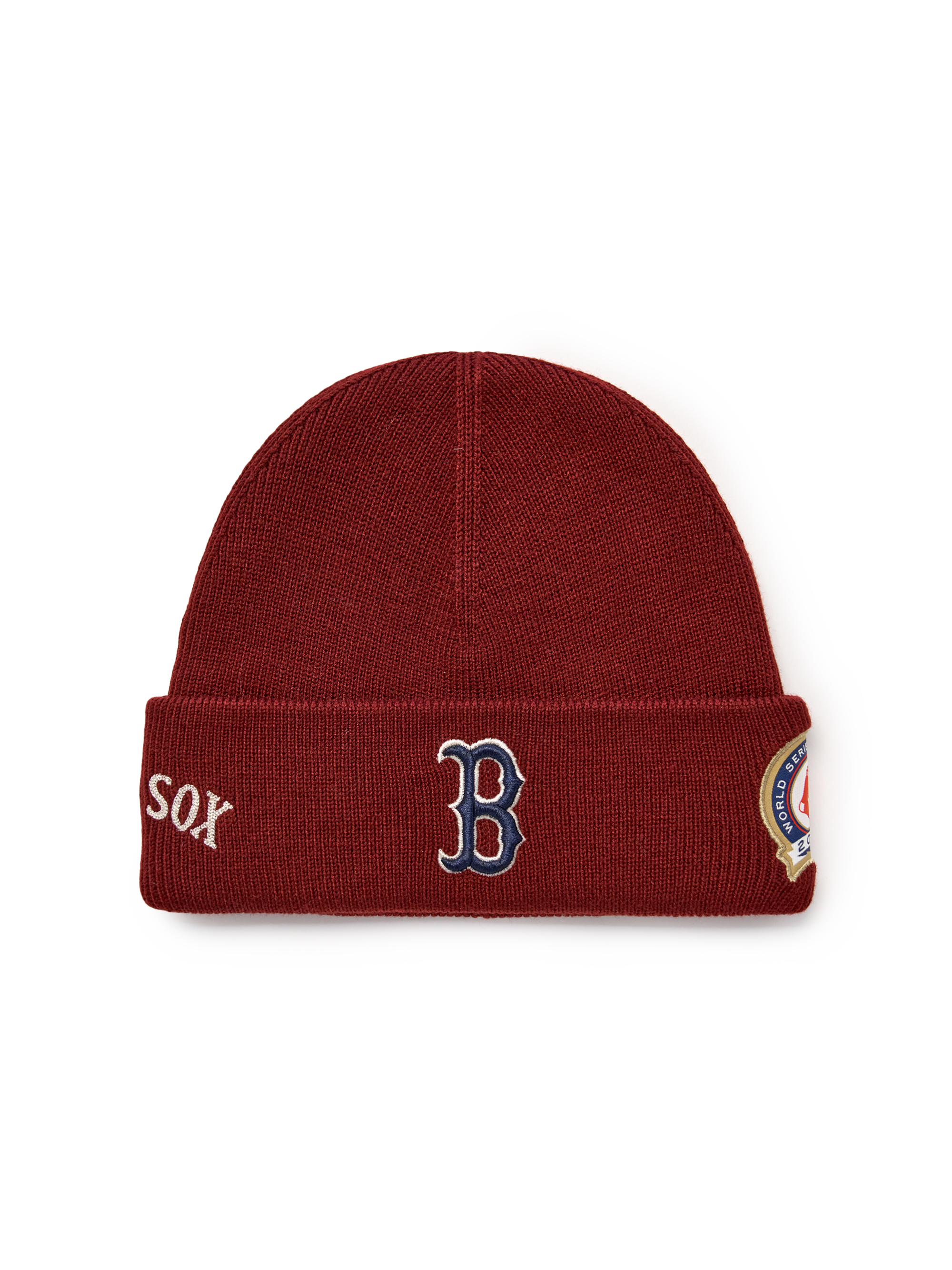 MLB Korea - MLB Patch Beanie Boston Red Sox (Wine) product image 2 | TRAB K-Fashion Australia