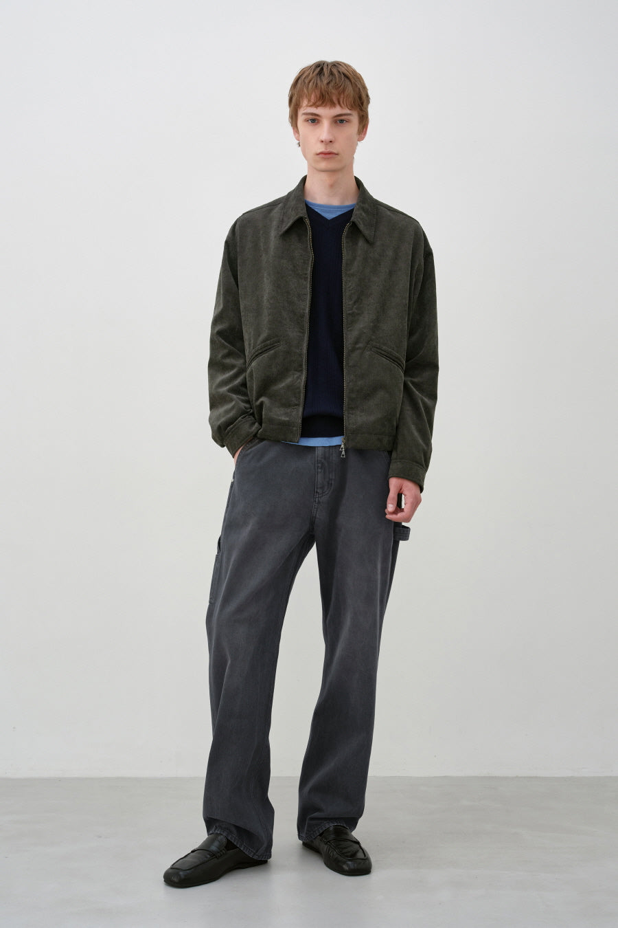 Insilence - Garment-dyed Painter Pants (Charcoal) product image 5 | TRAB K-Fashion Australia