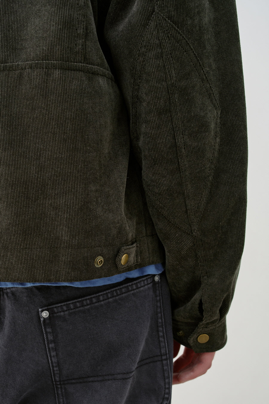 Insilence - VTG Corduroy Drizzler Jacket (Khaki Brown) product image 6 | TRAB K-Fashion Australia