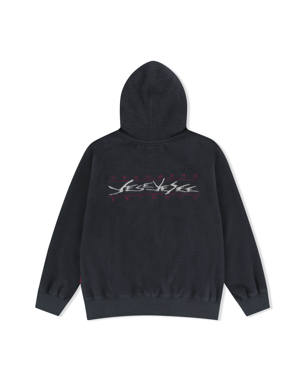 yeseyesee - Y.E.S Brushed Zip Up Hoodie (Charcoal) product image 2 | TRAB K-Fashion Australia