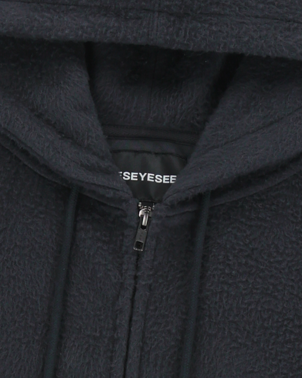 yeseyesee - Y.E.S Brushed Zip Up Hoodie (Charcoal) product image 5 | TRAB K-Fashion Australia