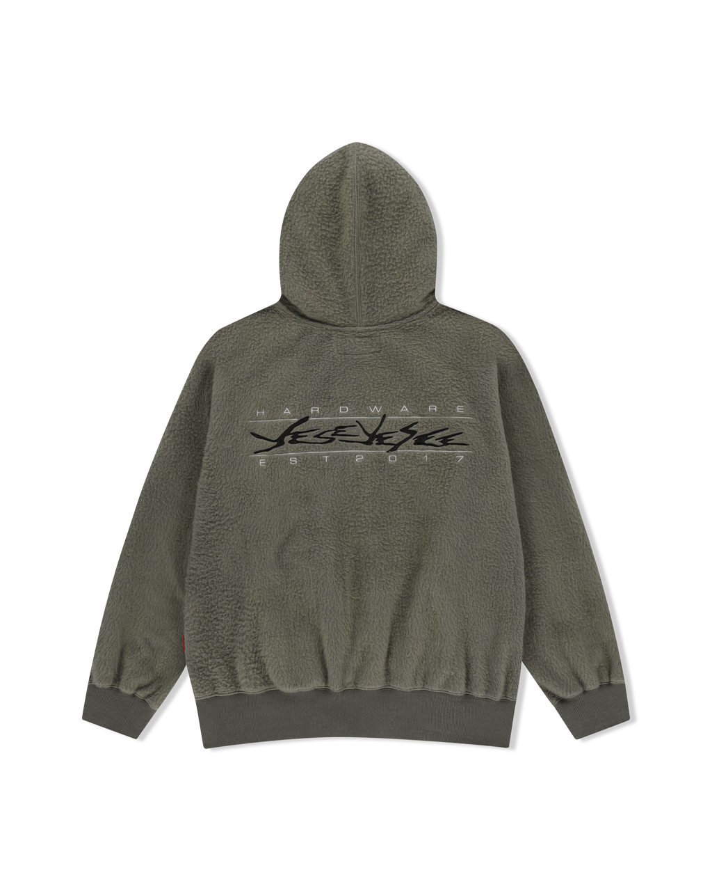 yeseyesee - Y.E.S Brushed Zip Up Hoodie (Khaki) product image 2 | TRAB K-Fashion Australia