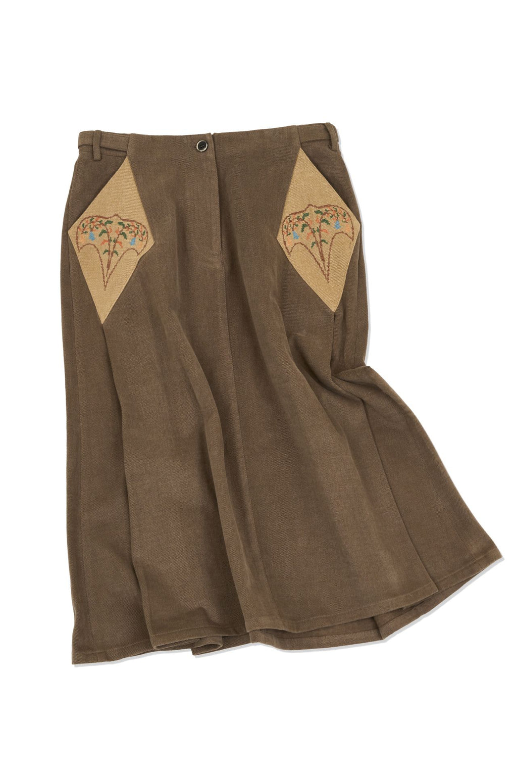Ioedle - Kite Flying Pleated Skirt (Brown) product image 1 | TRAB K-Fashion Australia